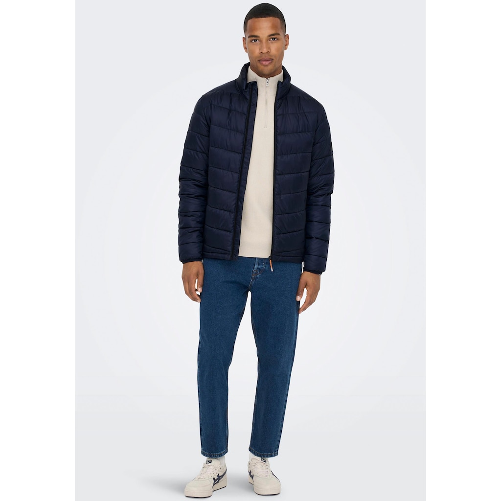 ONLY & SONS Steppjacke »ONSCARVEN QUILTED PUFFER OTW NOOS«