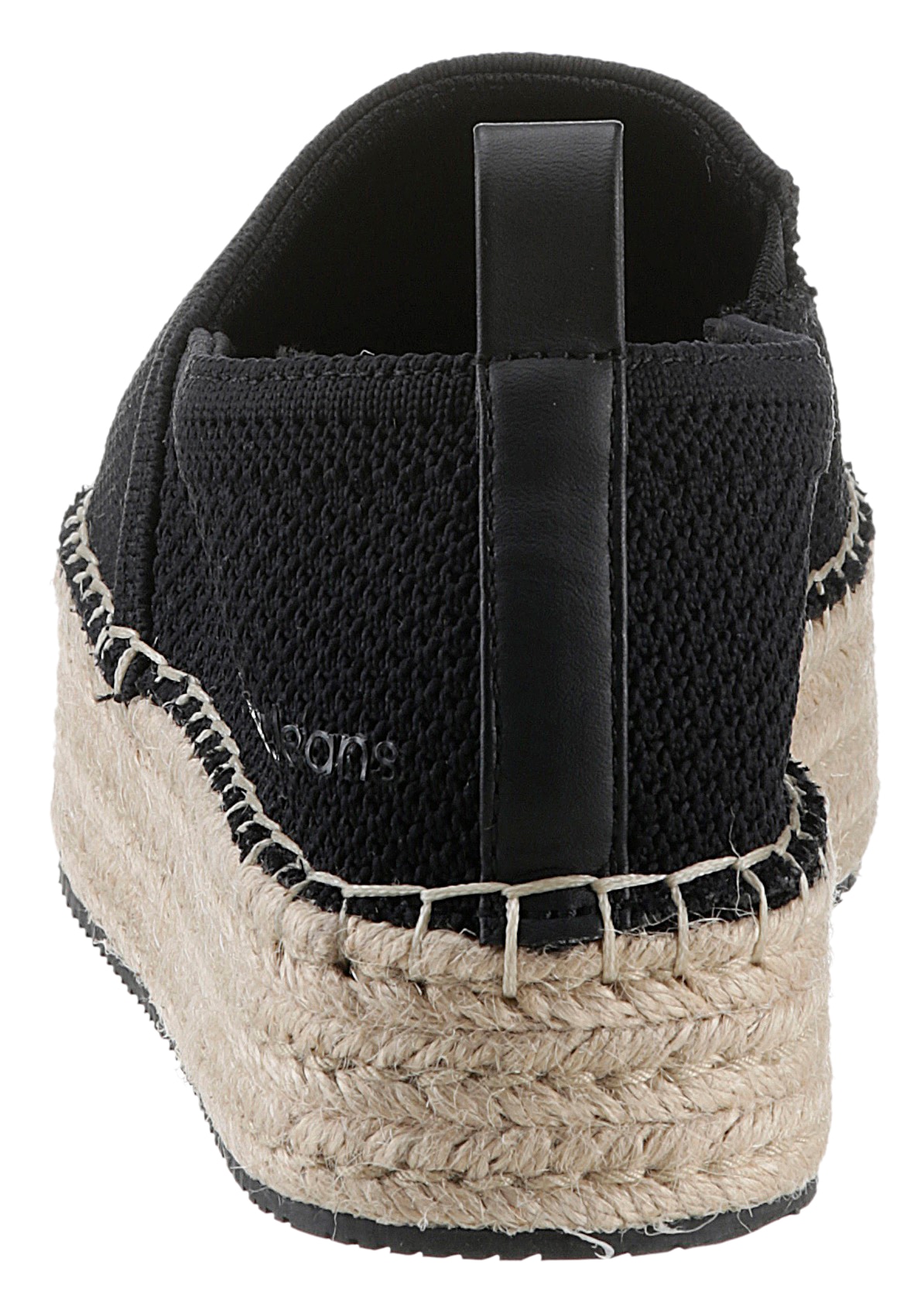 Calvin Klein Jeans Espadrille »PLATFORM ESPADRILLE UC«, Sommerschuh, Slipper, Strandschuh mit Jute Plateausohle