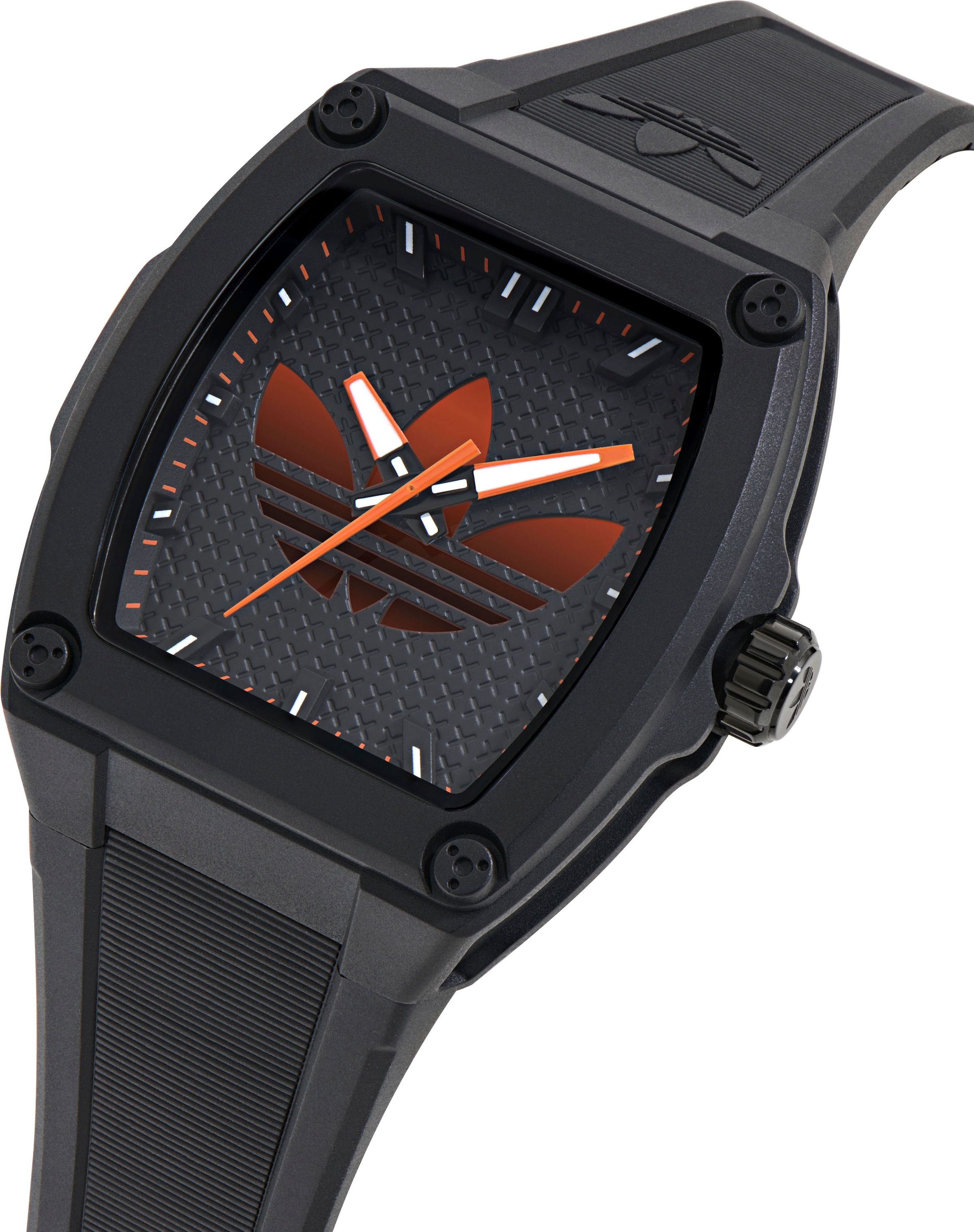 adidas Originals Quarzuhr »CITY TECH FIVE« Armbanduhr, Herrenuhr, Damenuhr, Resinarmband, Leuchtzeiger