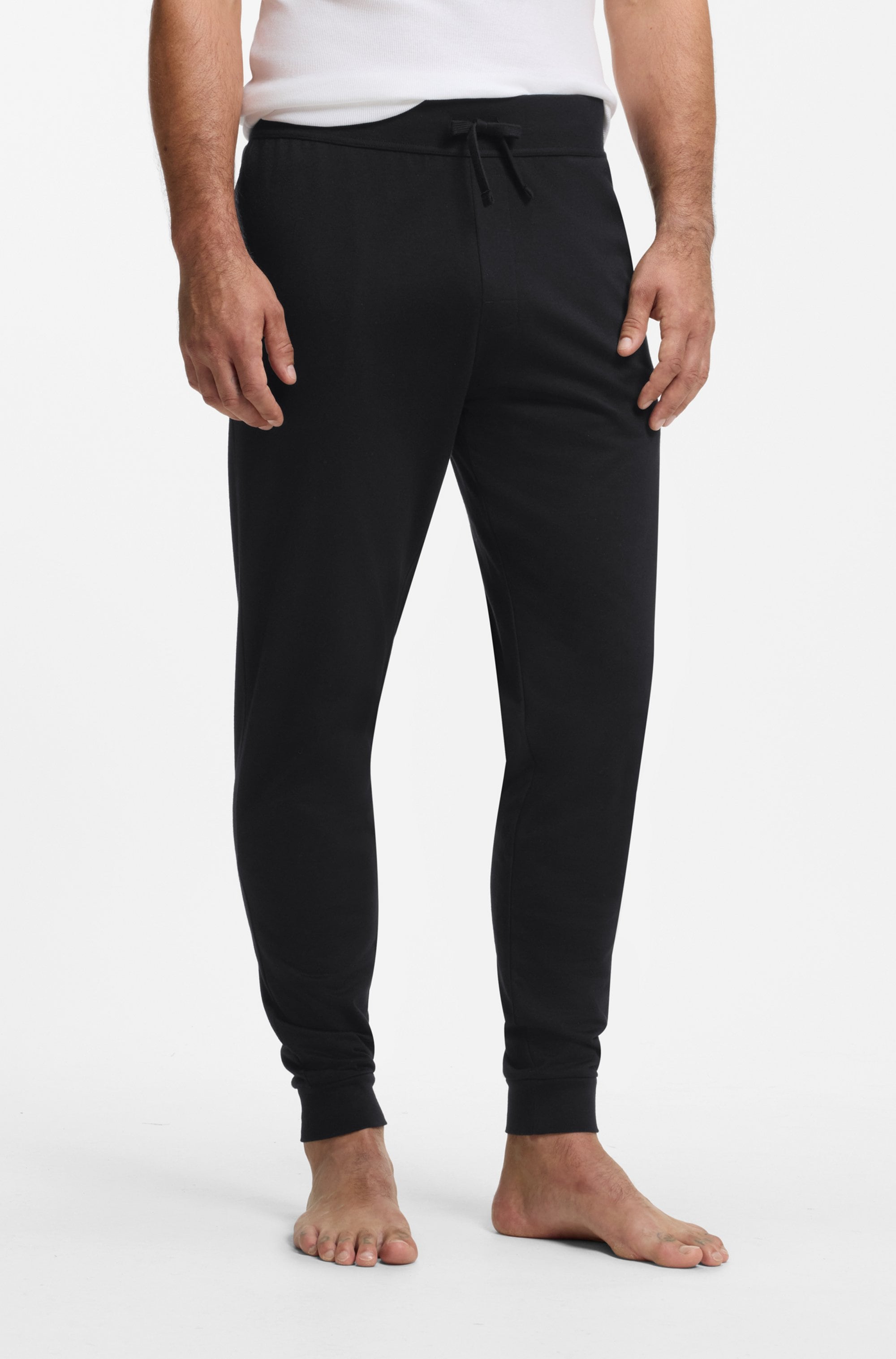 BOSS Jogginghose »Authentic«  aus Baumwoll-Terry mit Streifen und Logo