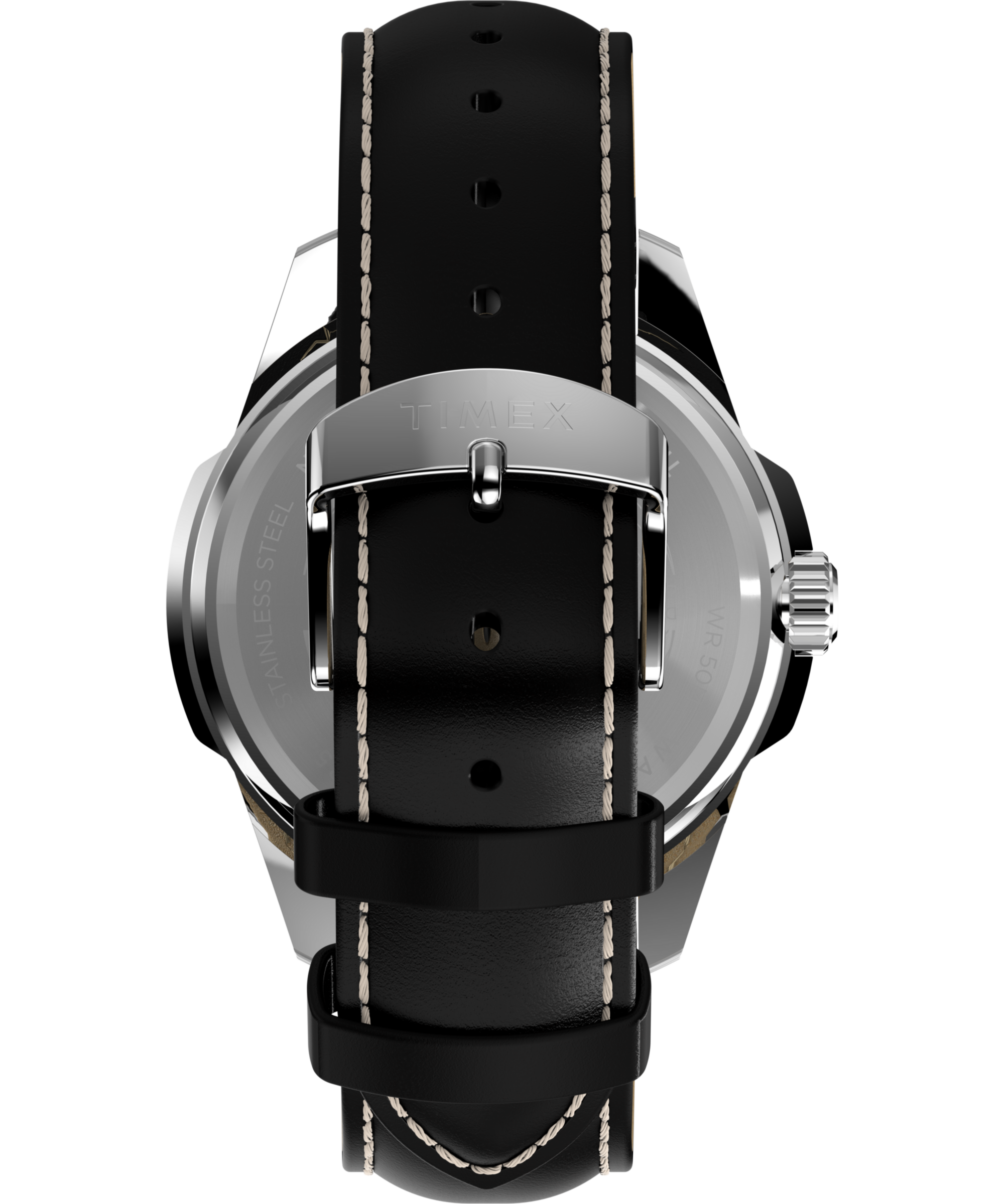 Timex Quarzuhr »ESSEX« Armbanduhr, Herrenuhr, Lederarmband, Datum, Leuchtzeiger