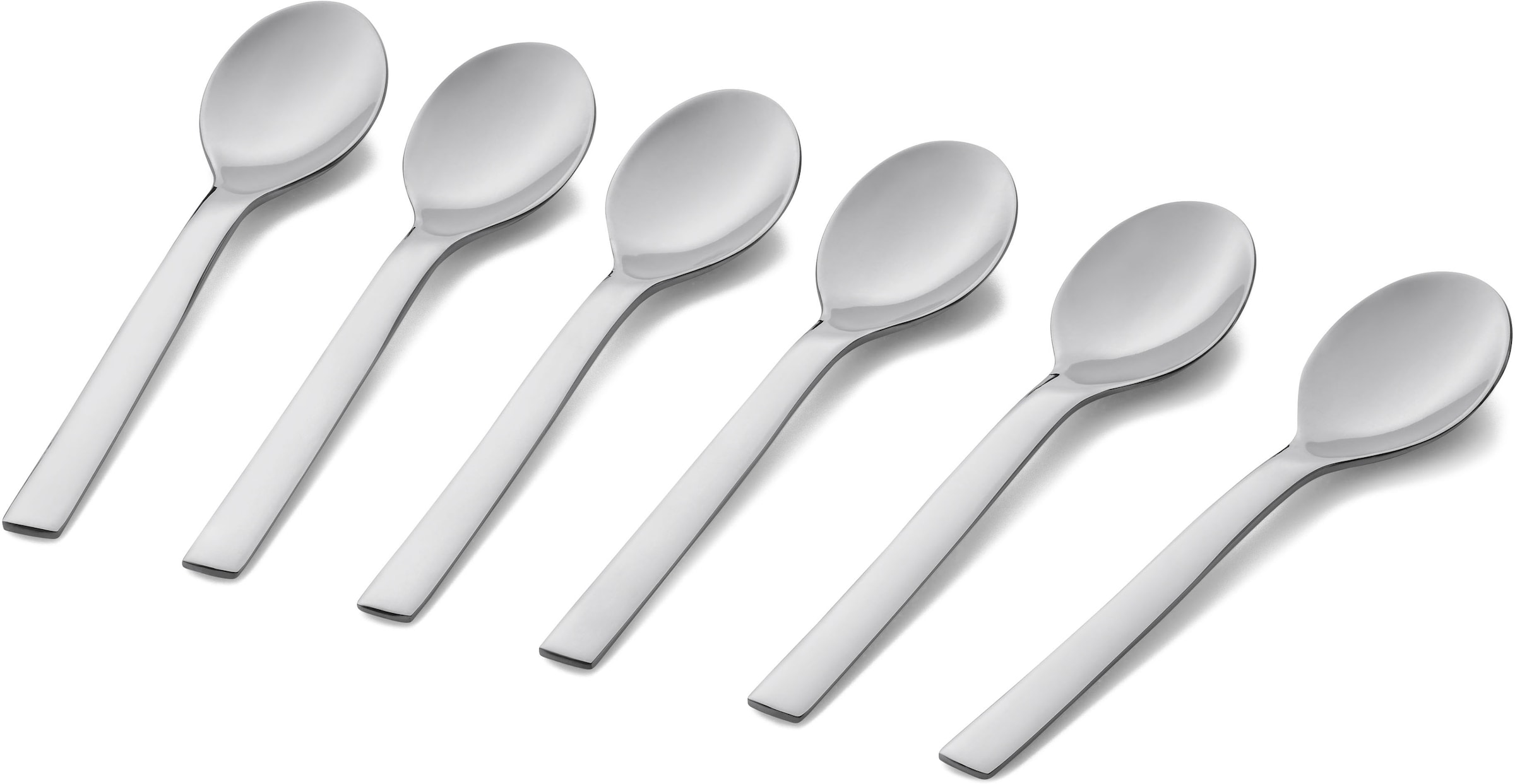 WMF Espressolöffel »Nuova« 6-tlg., 11 cm, Cromargan Edelstahl rostfrei 18/10, Geschenkverpackung