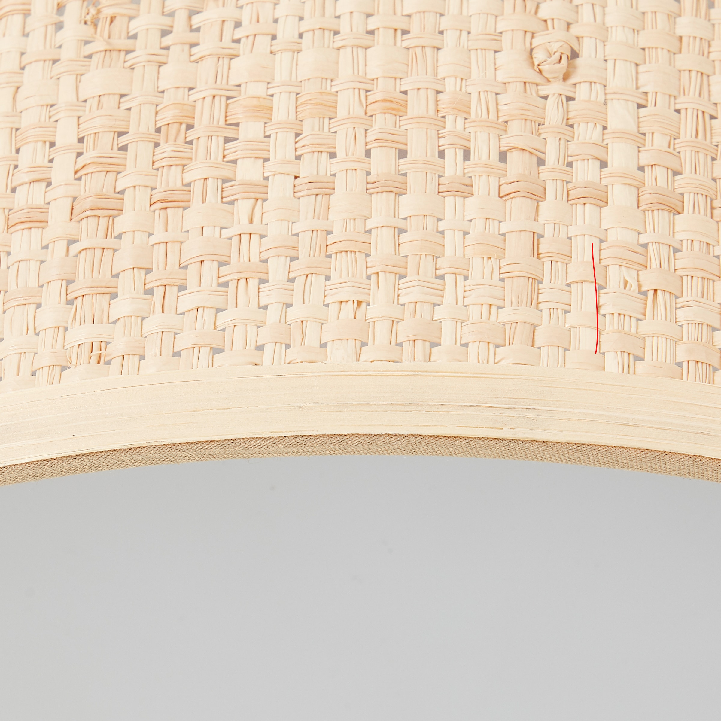 Brilliant LED Deckenleuchte »Zoe«, CCT über Wandschalter, 3100 lm, Ø 28 cm, Raffia, natur/weiß