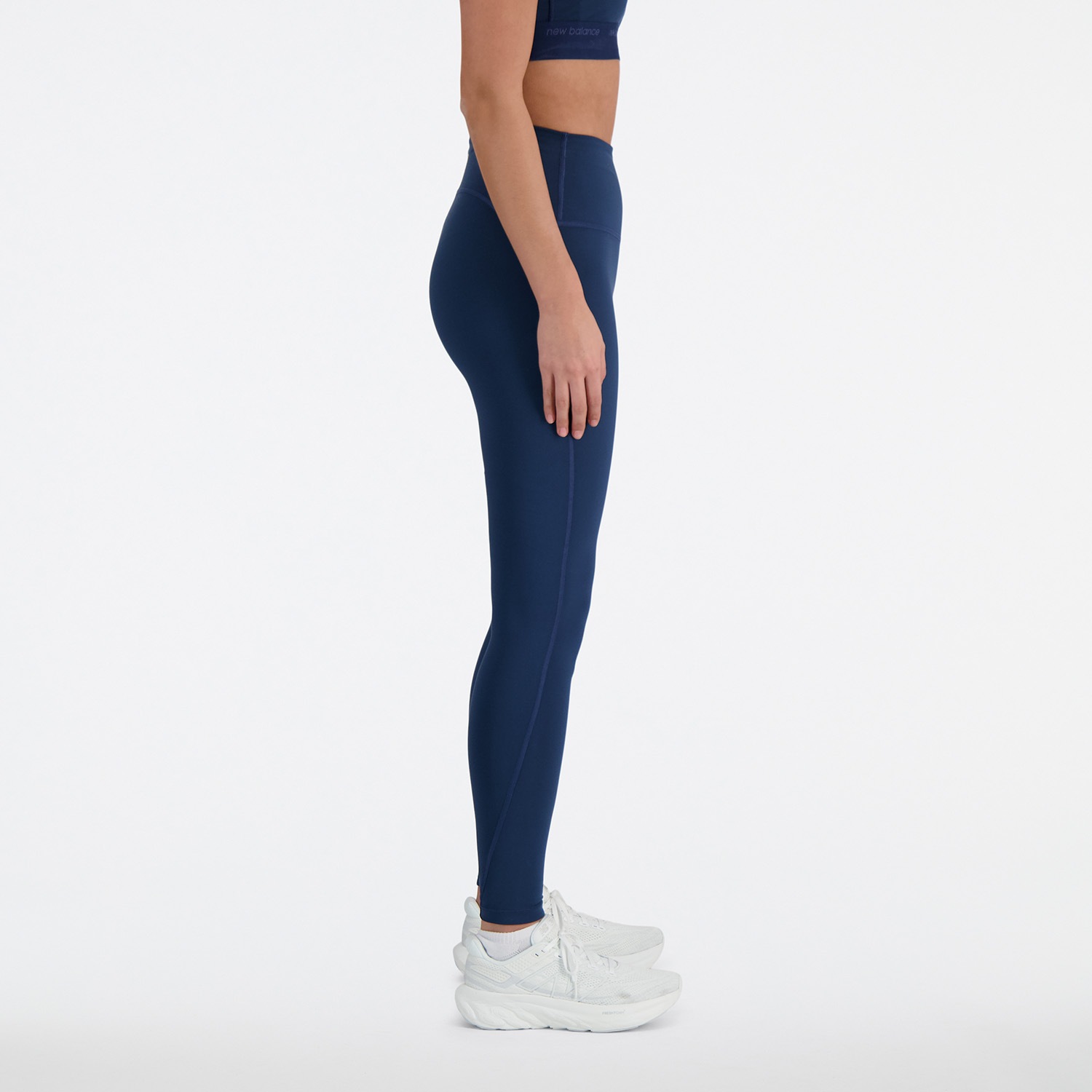 New Balance Lauftights »Sleek High Rise Legging 27"«, mit Label