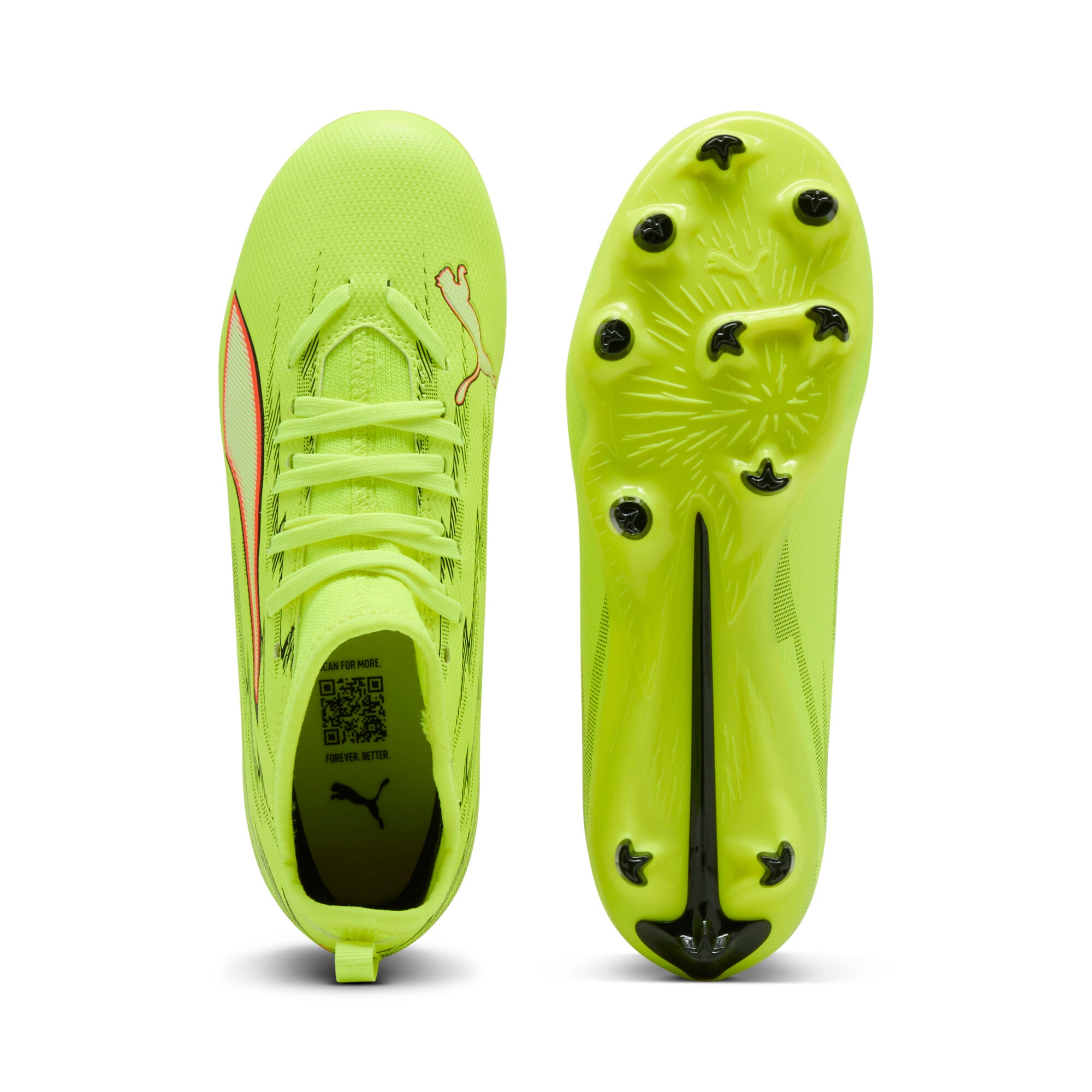 PUMA Fußballschuh »ULTRA 6 MATCH FG/AG JR«  mit Nockenprofil, für festen Halt, atmungsaktives Mesh-Obermaterial