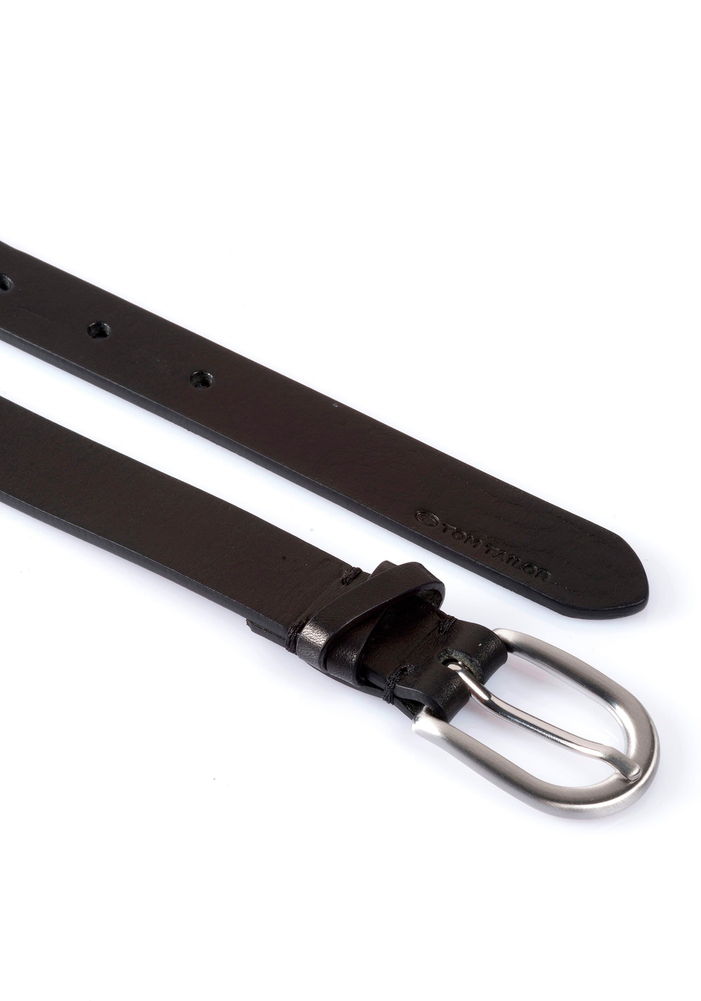 TOM TAILOR Ledergürtel »TTNELLY«, 2 cm breiter Damengürtel, modisch vielseitig
