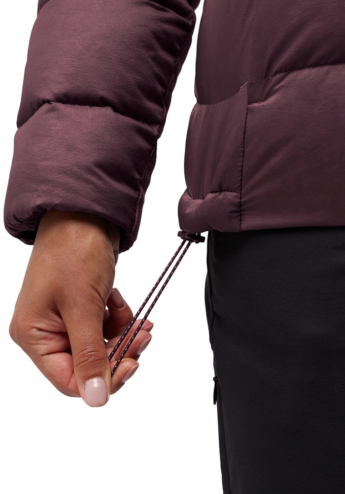 Jack Wolfskin Daunenjacke »NEBELHORN DOWN HOODY W RDS«, mit Kapuze
