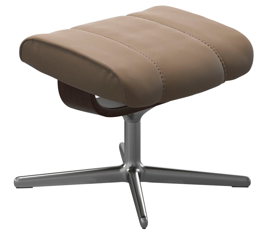 Stressless® Fußhocker »Consul«, mit Cross Base, Größe S, M & L, Holzakzent Braun