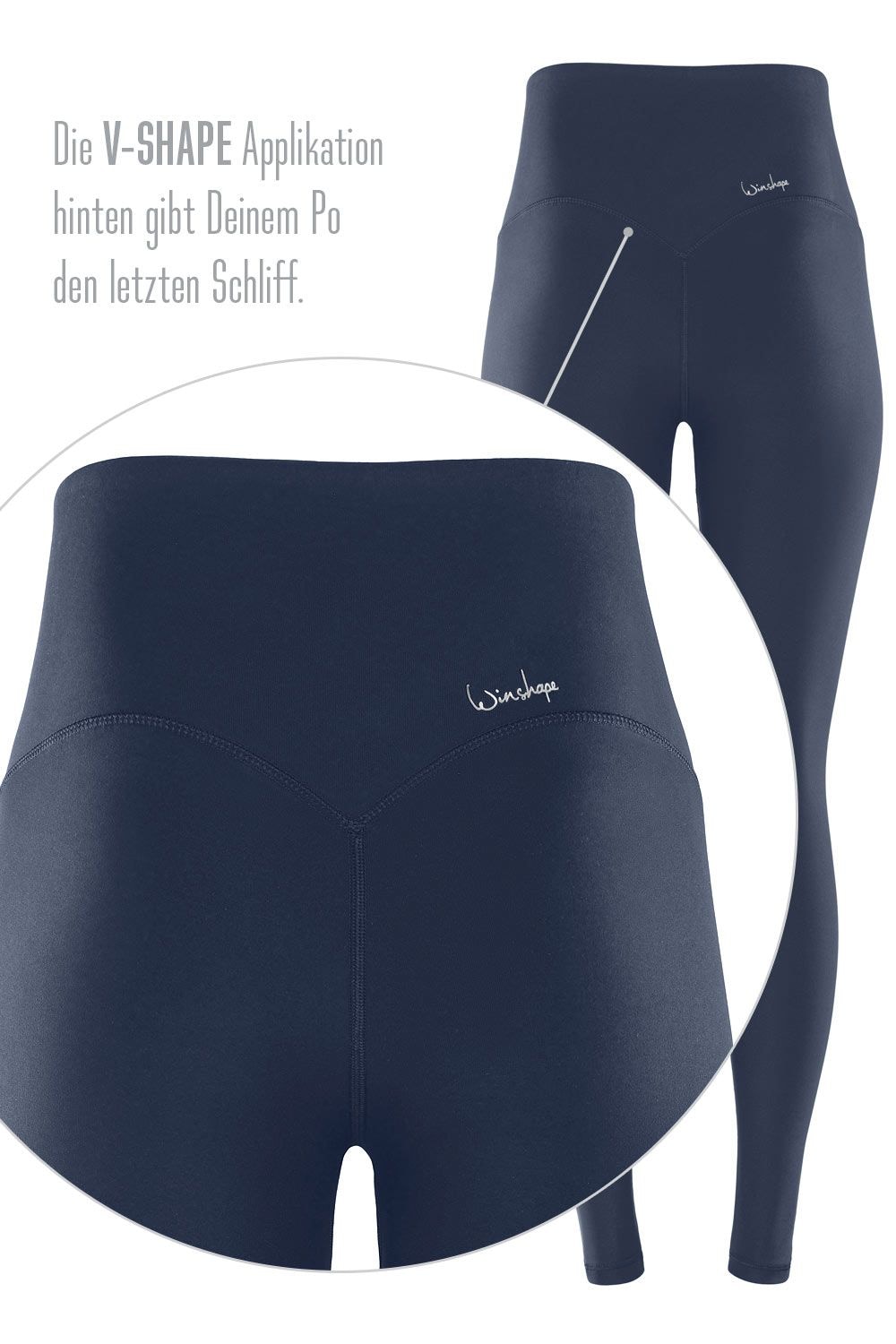 Winshape Leggings »Functional Comfort HWL117C«, mit V-Shape Applikation und Core-Bund