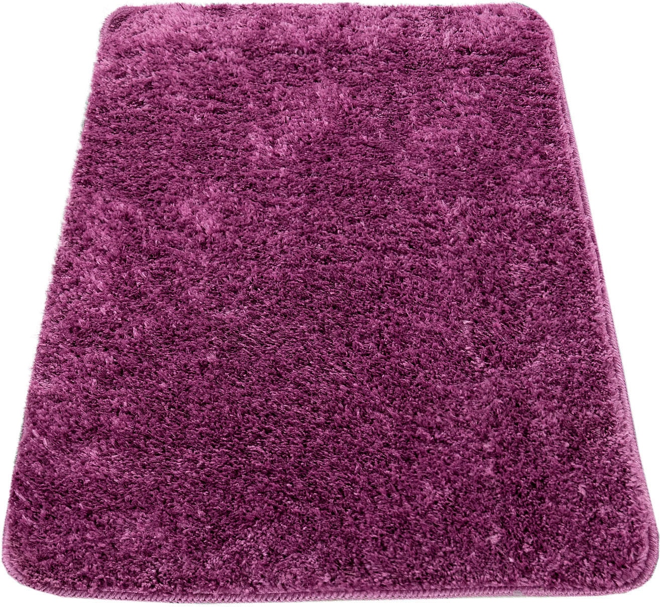 Paco Home Badematte »Lagos 750«, rutschhemmend beschichtet, fußbodenheizungsgeeignet, Badteppich, Uni Farben, besonders weich durch Mikrofaser