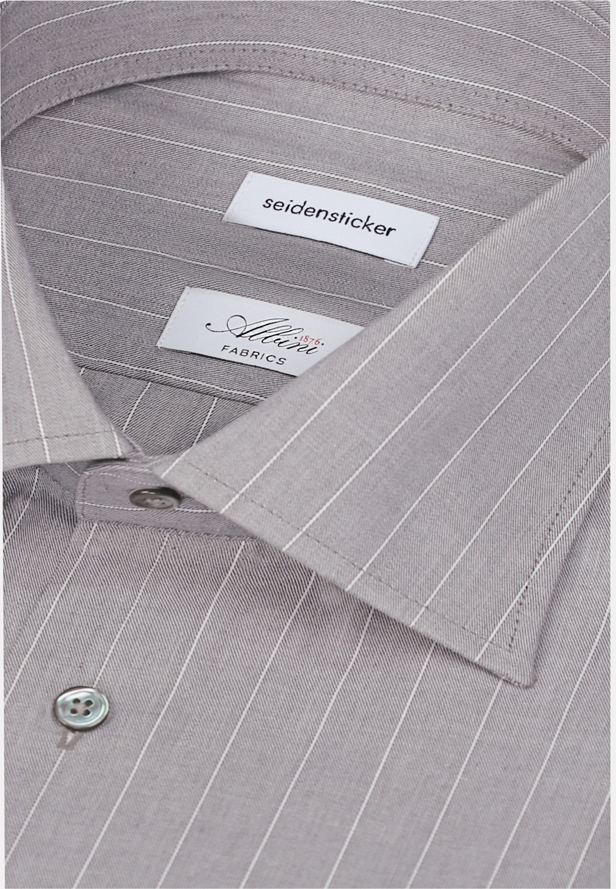 seidensticker Businesshemd »Schwarze Rose« Regular 1/1 Kentkragen Gestreift