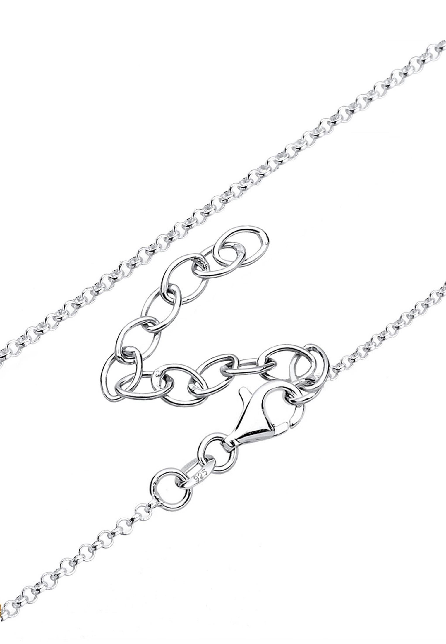 Elli Lange Kette »Halskette Bergkristall Tropfen Klassisch 925 Silber«