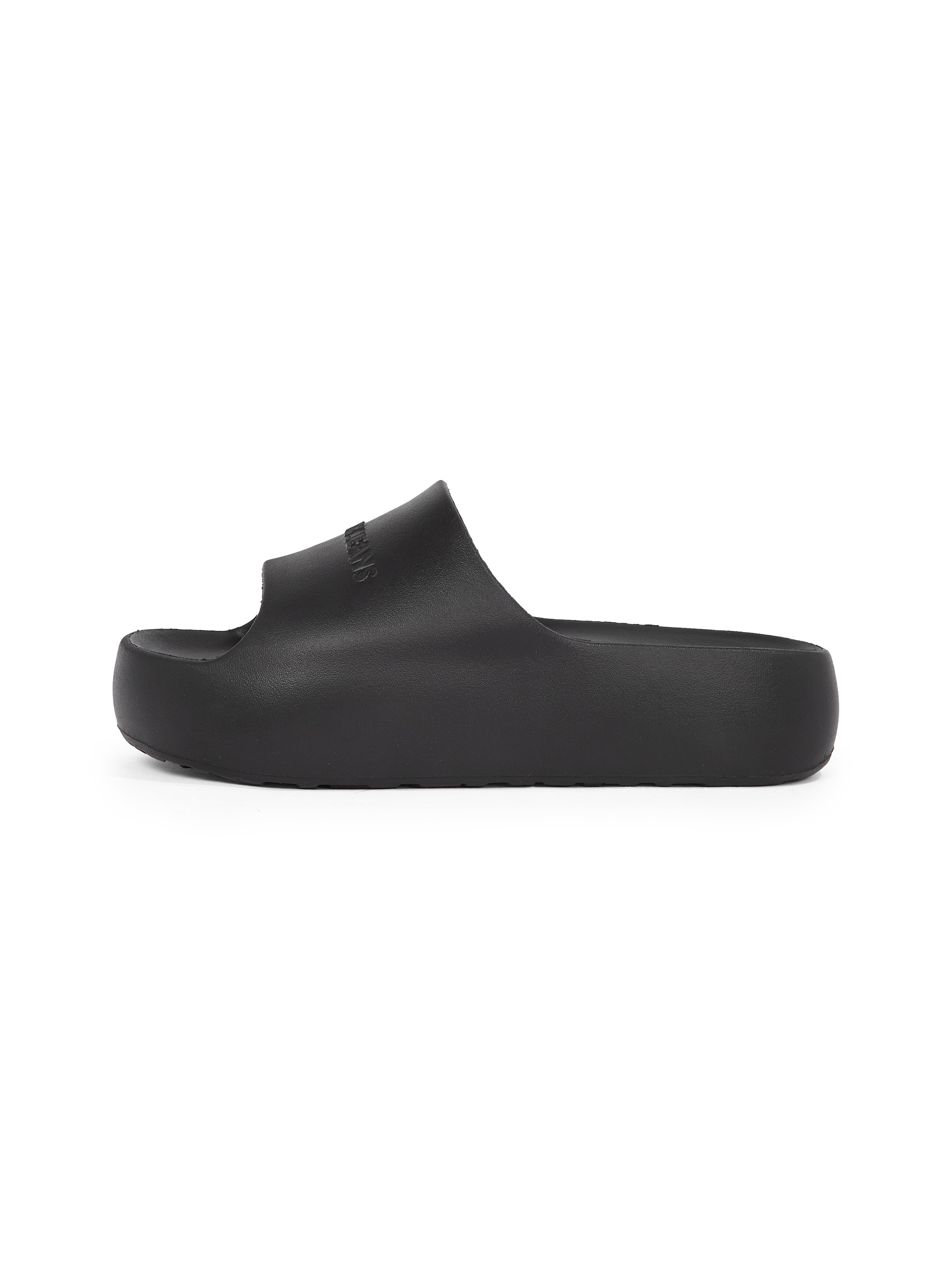 Tommy Jeans Pantolette »TJW CHUNKY POOL SLIDE ESS«, Plateau, Sommerschuh, Schlupfschuh, Bequemschuh, Logoschriftzug