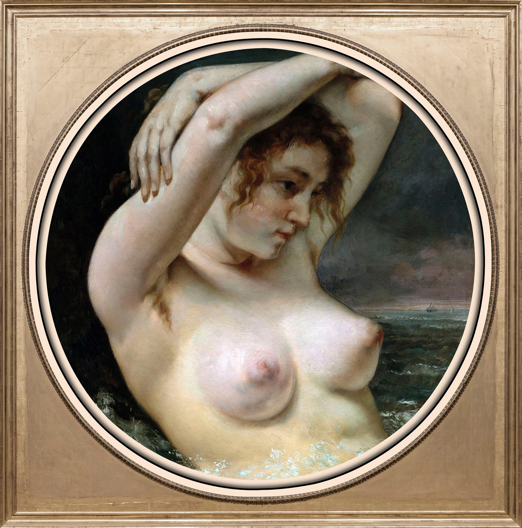 queence Acrylglasbild "Aktzeichnung I" Anatomie  Erotische Bilder  Frau  Gemälde  Kunst Fine Art-Print in Galeriequalität