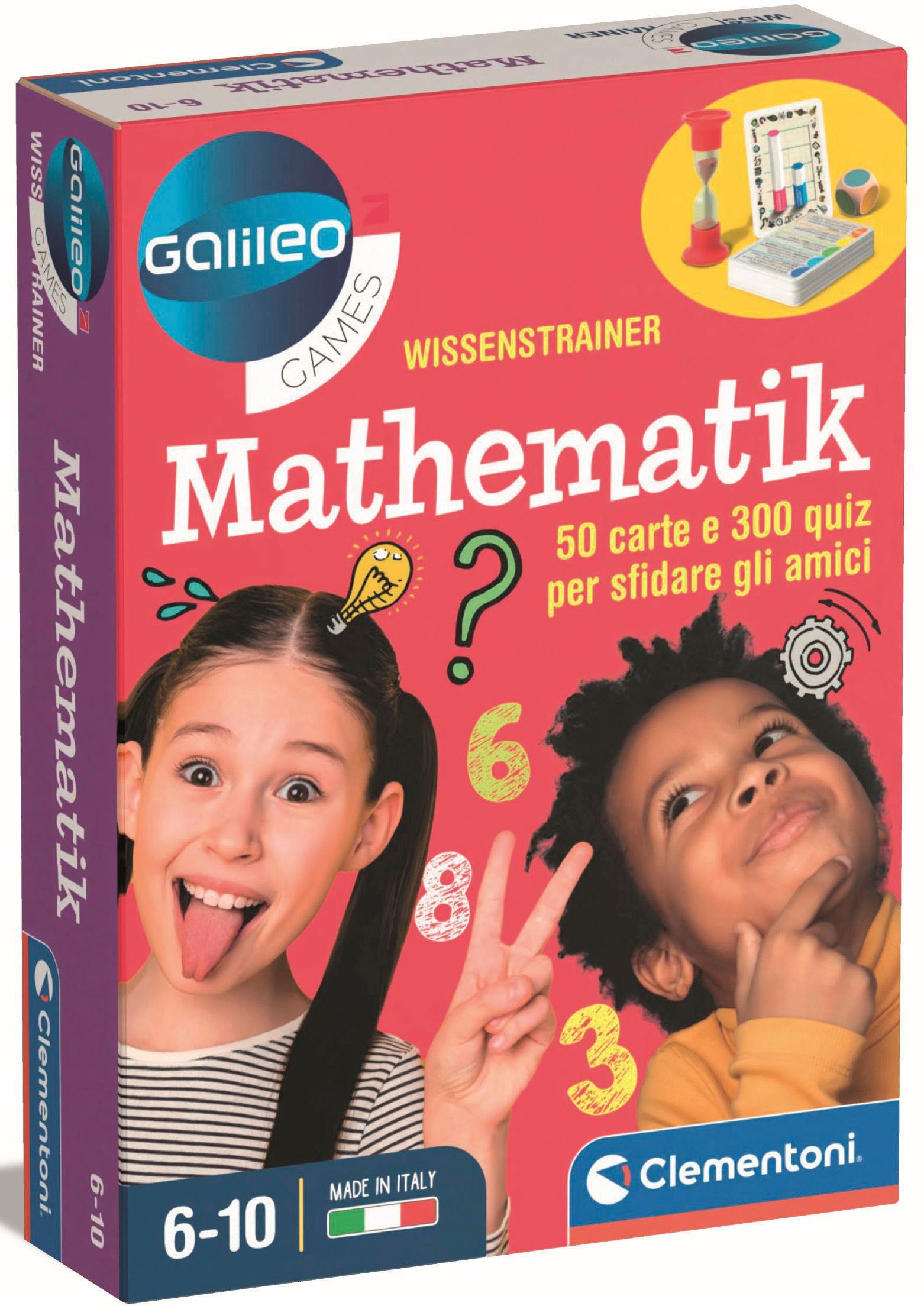 Spiel »Galileo, Wissenstrainer Mathematik«, Made in Europe