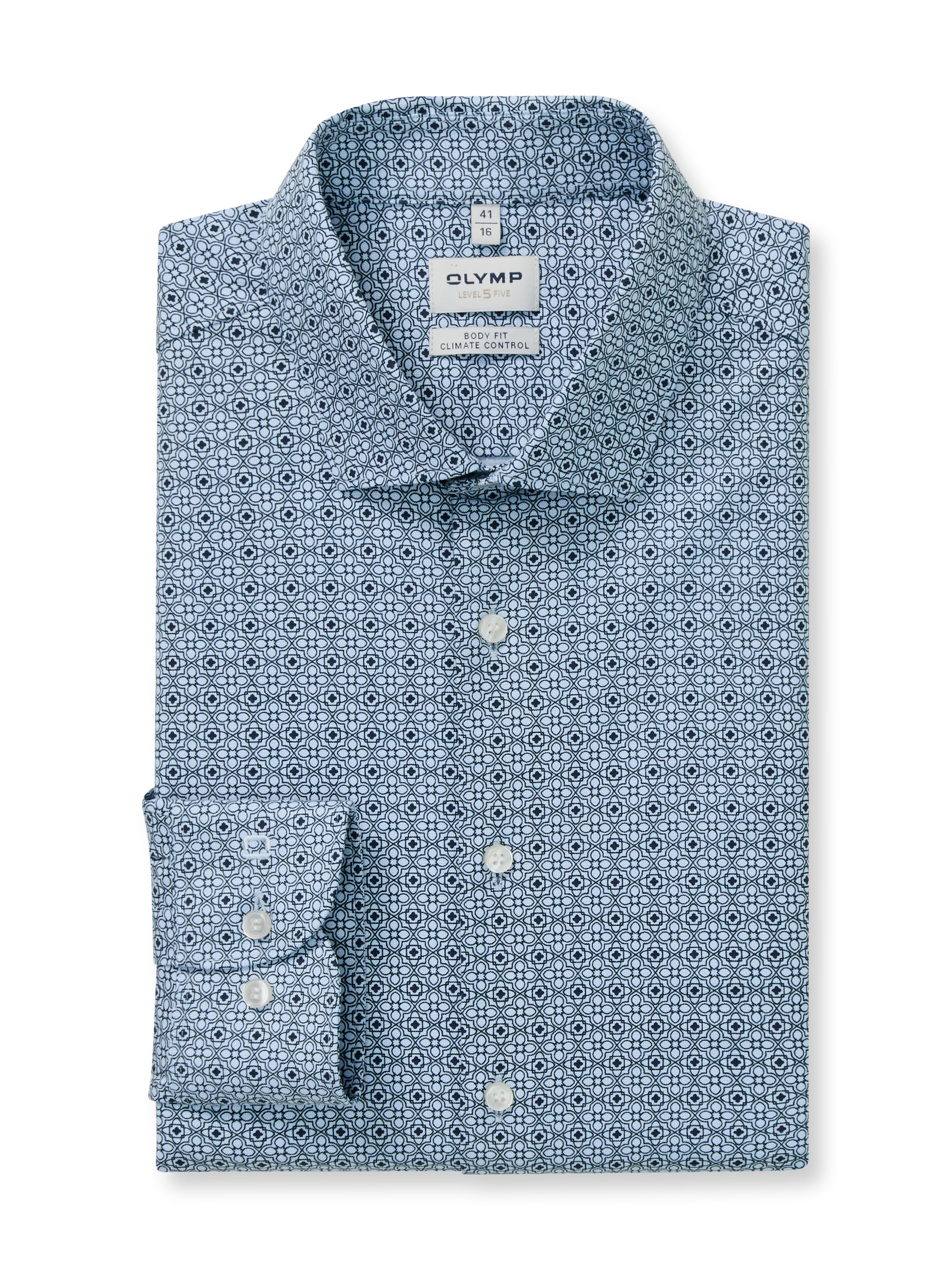 OLYMP Langarmhemd »Level Five« Businesshemd, body fit, modern fit, climate control