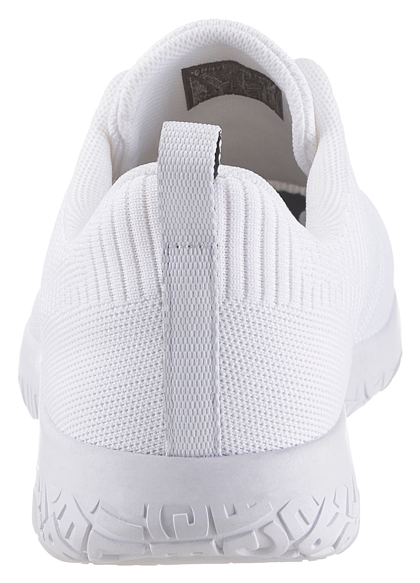 Tommy Hilfiger Sneaker »CORPORATE KNIT RIB RUNNER«, mit seitlicher Logoflagge, Freizeitschuh, Halbschuh, Schnürschuh