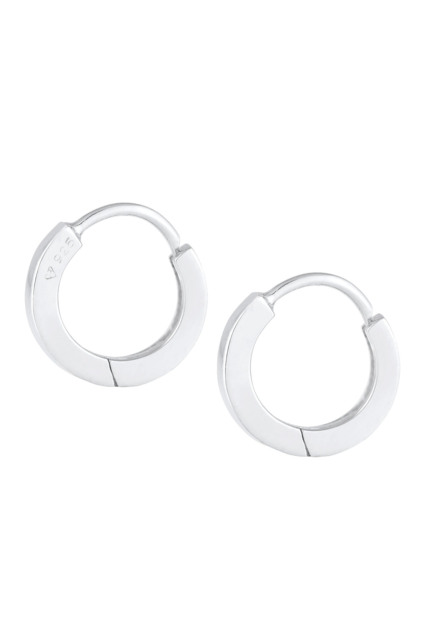 Elli Paar Creolen »Ohrringe Creolen Basic Scharnier 925 Silber«