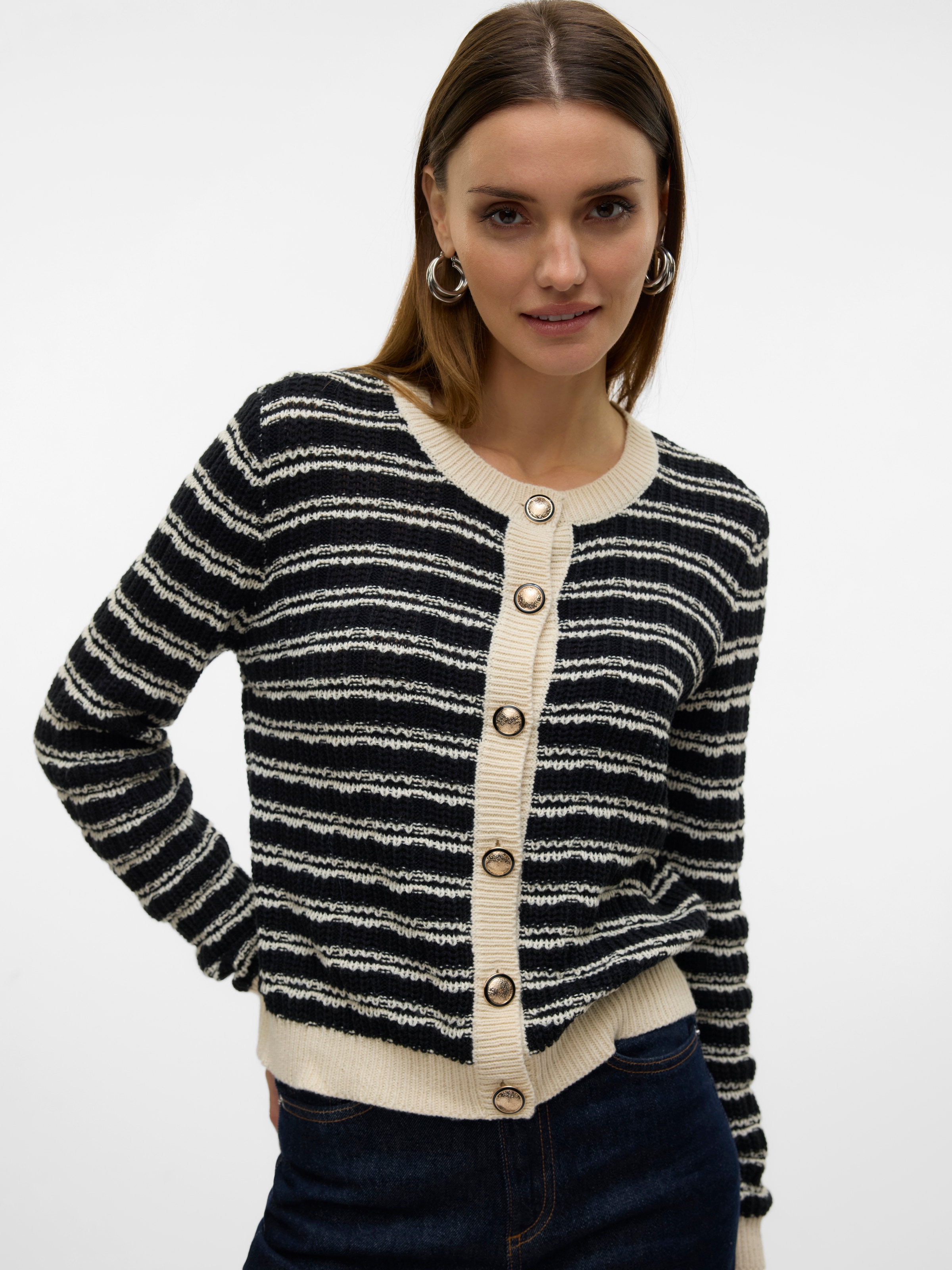 Vero Moda Strickjacke »VMCHARLOT LS O-NECK CARDIGAN NOOS«