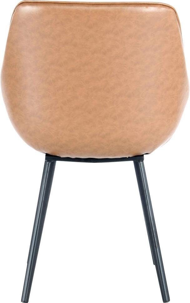 Kayoom Stuhl »Demi 325 2er-Set, Relax-Sessel, unifarbenes Farbgestaltung«, (Set), 2 St., pflegeleicht, elegante Aufmachung, in dezenten Farben