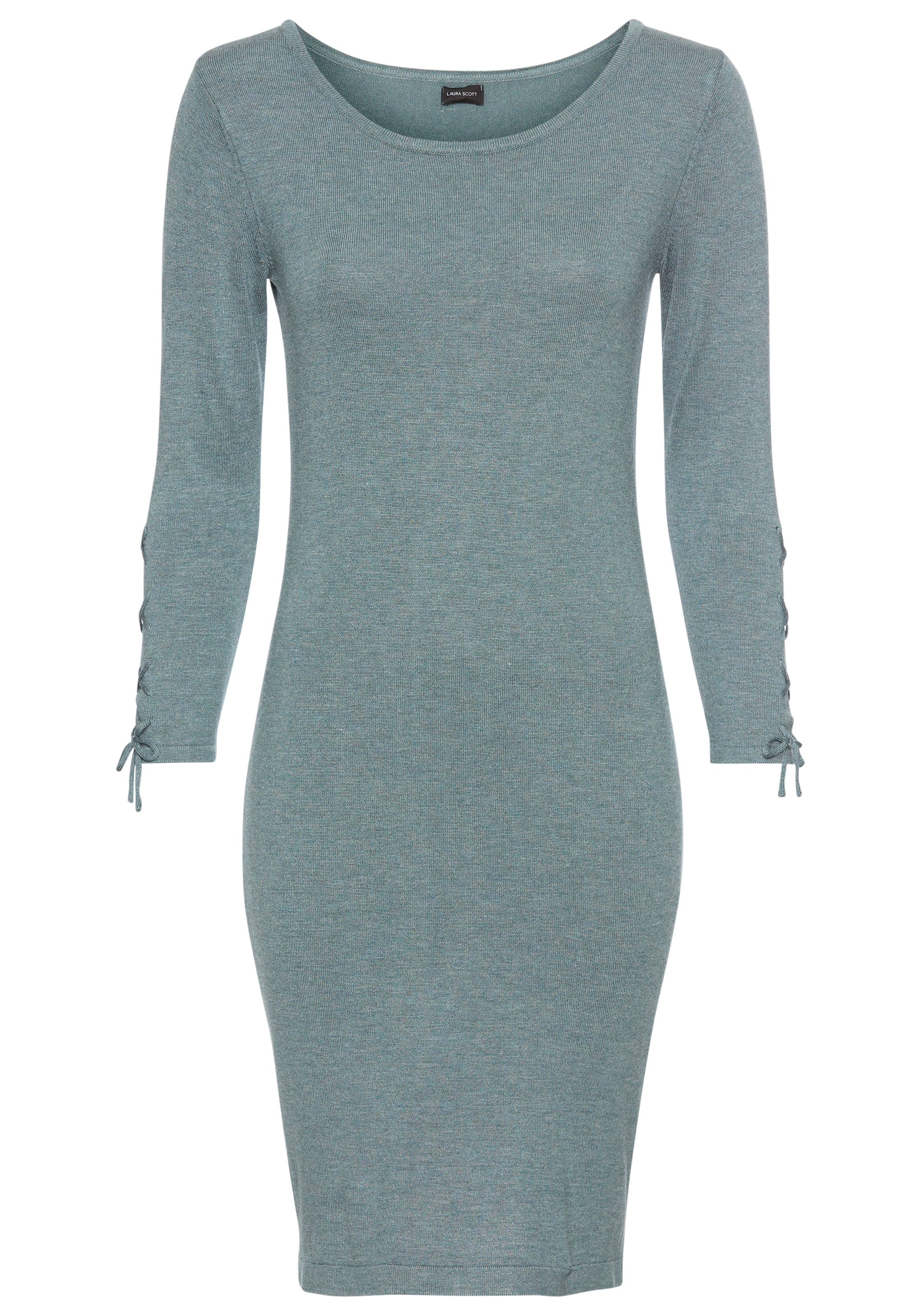Laura Scott Strickkleid, mit Schnürdetail