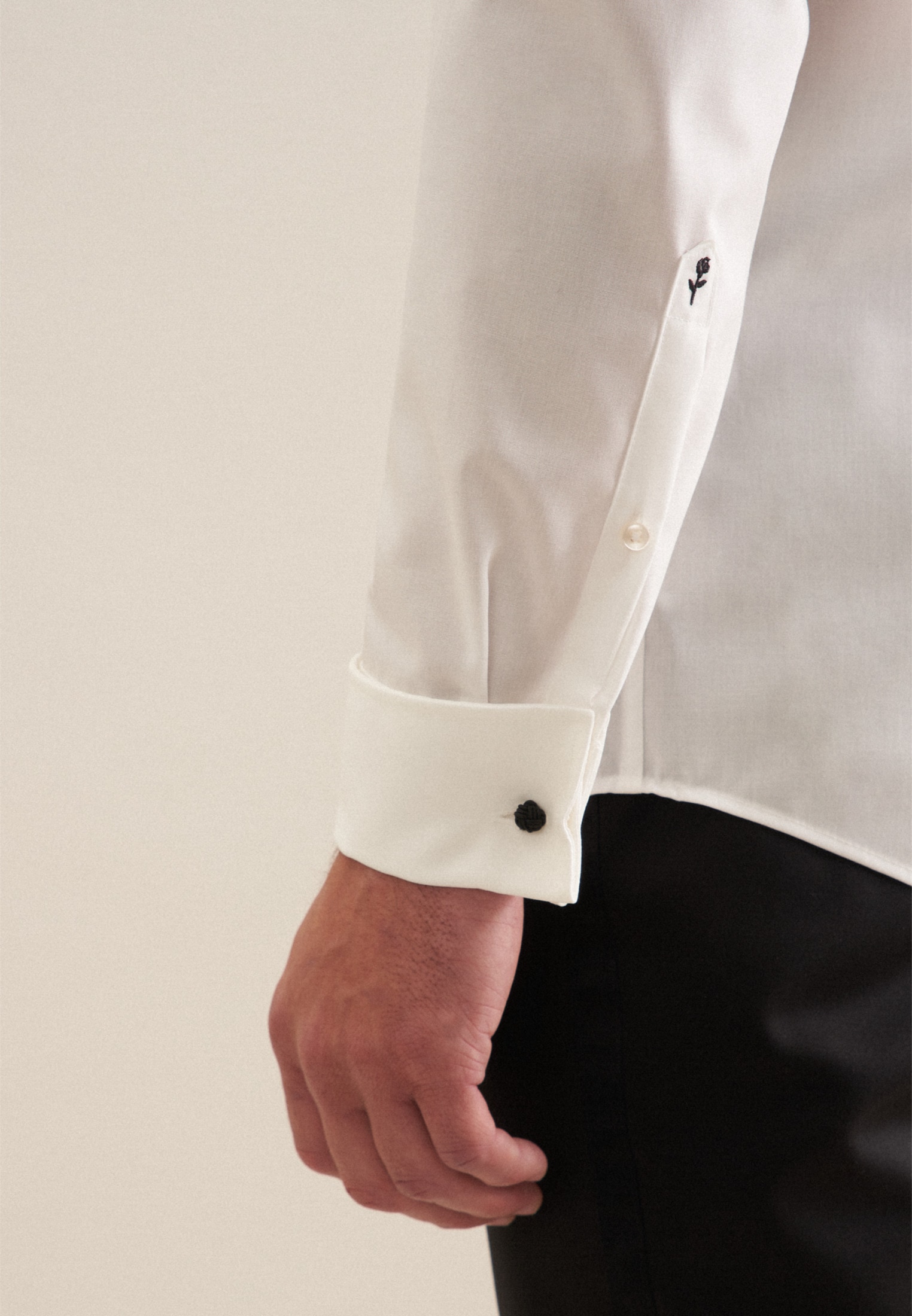 seidensticker Businesshemd »Schwarze Rose« Regular 1/1 Kentkragen Uni
