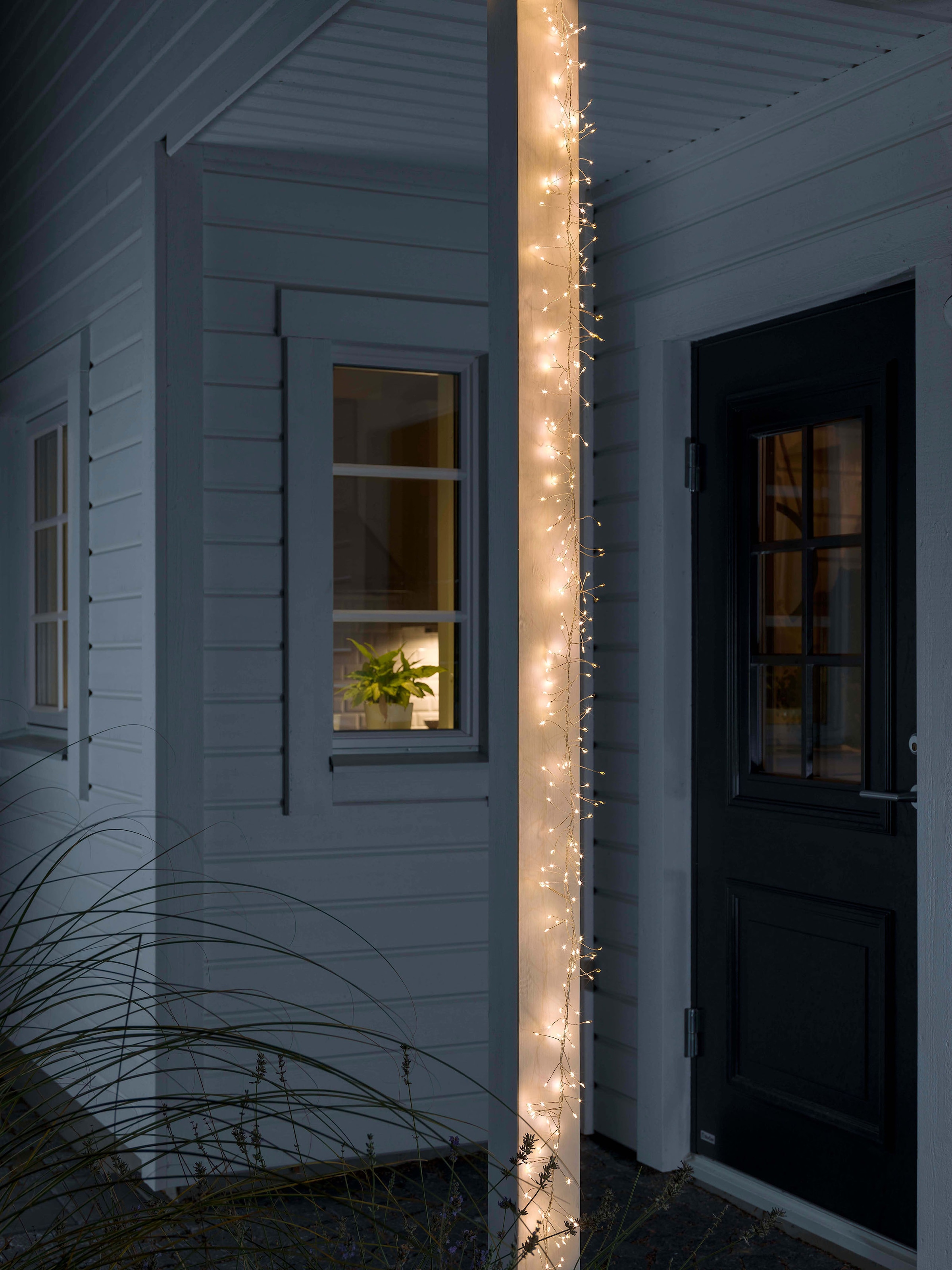KONSTSMIDE LED-Lichterkette »Weihnachtsdeko aussen«, 360 St.-flammig, Micro  LED Büschellichterkette Cluster, mit 8 Funktionen, 360 Dioden auf Rechnung  bestellen