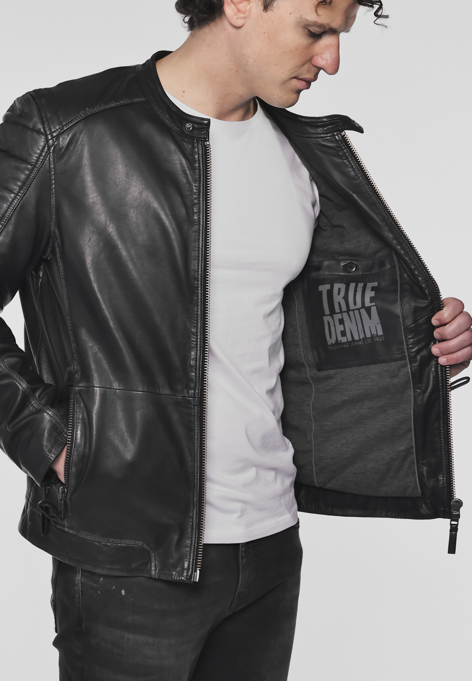 MUSTANG Lederjacke »Lederjacke 31020248«