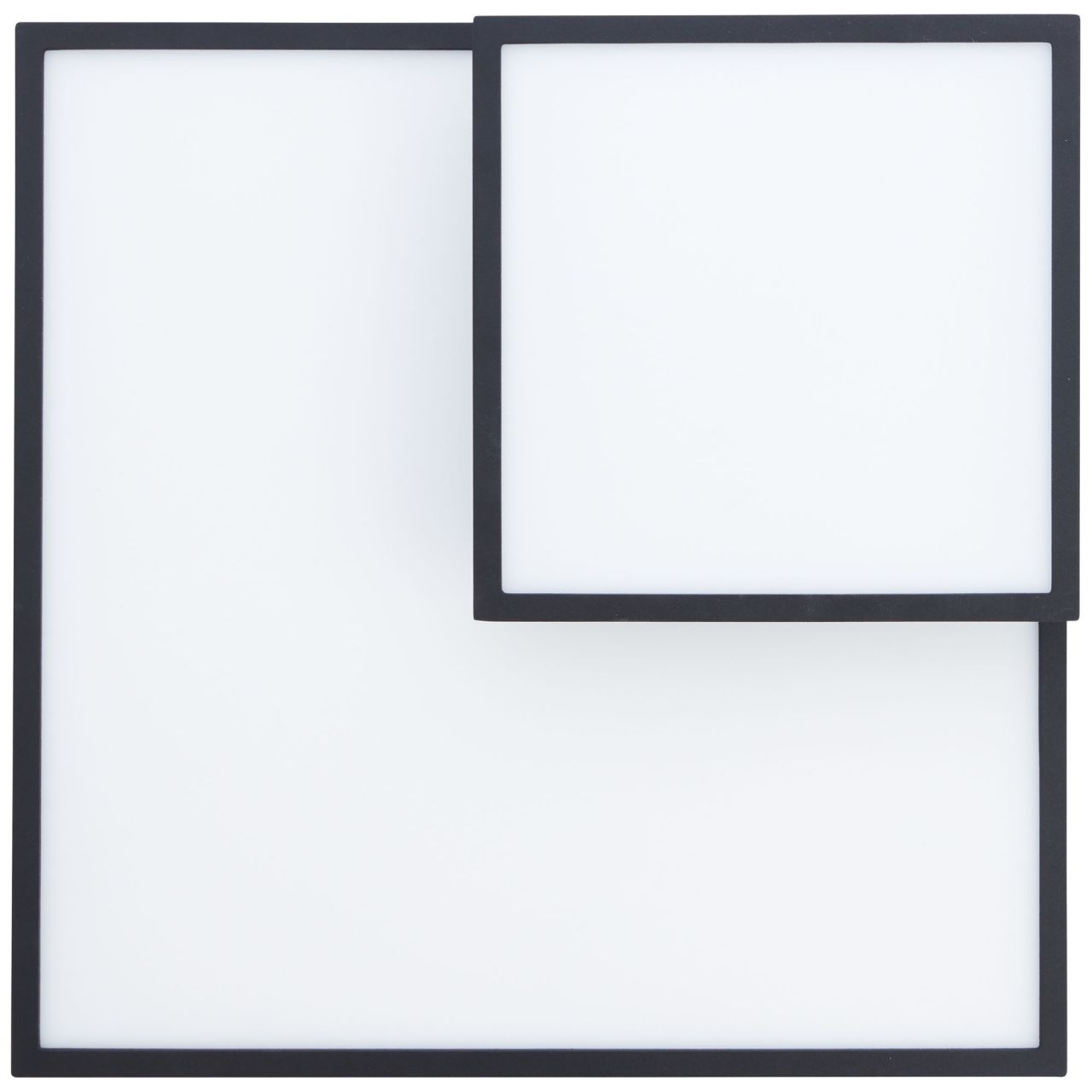 Brilliant LED Panel »Bility«, 1 flammig, Leuchtmittel LED-Modul | LED fest integriert, LED Deckenaufbau-Paneel 62x47cm schwarz/weiß easyDim