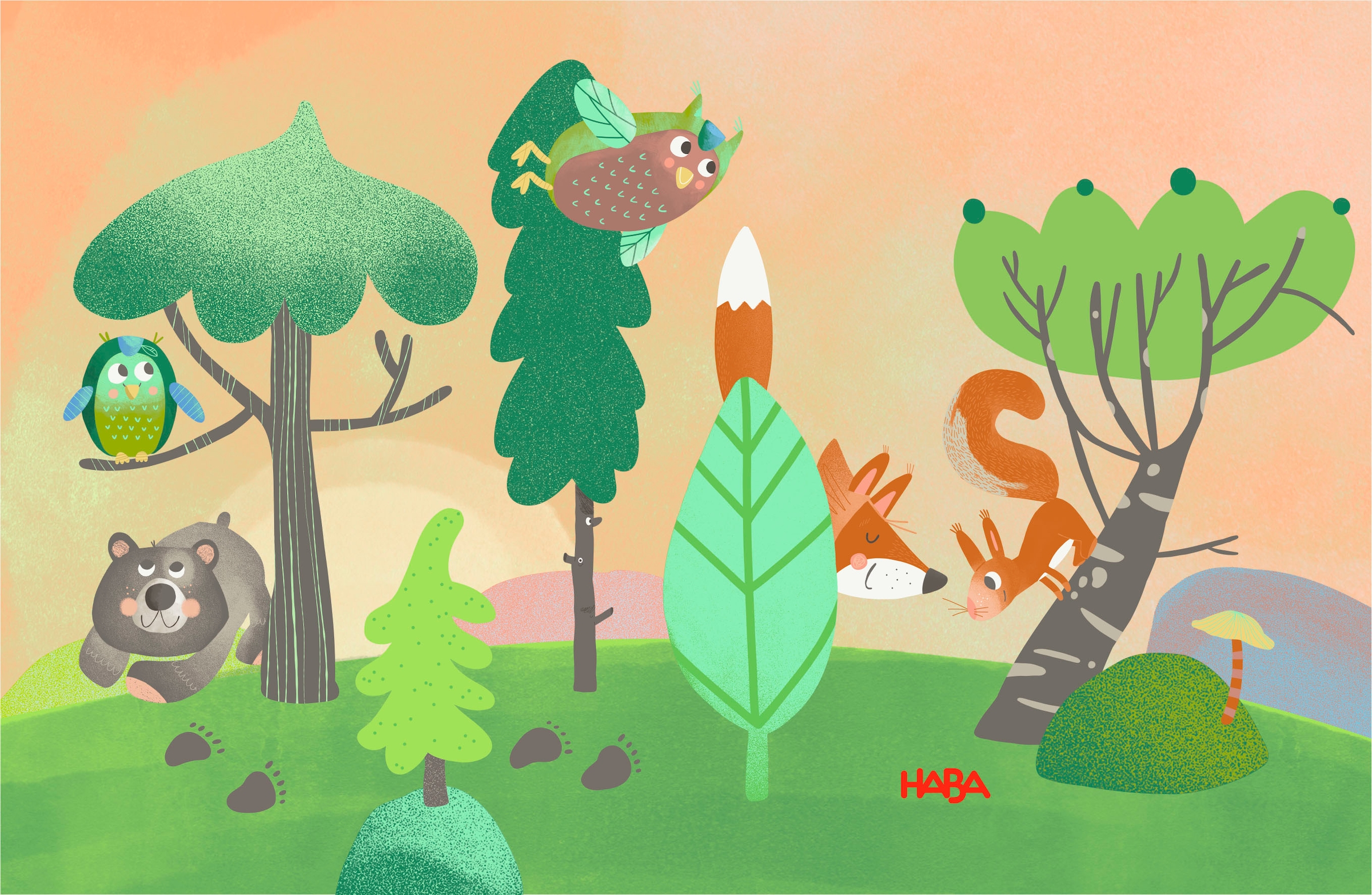 Haba Puzzle »6 erste Puzzles Waldtiere«