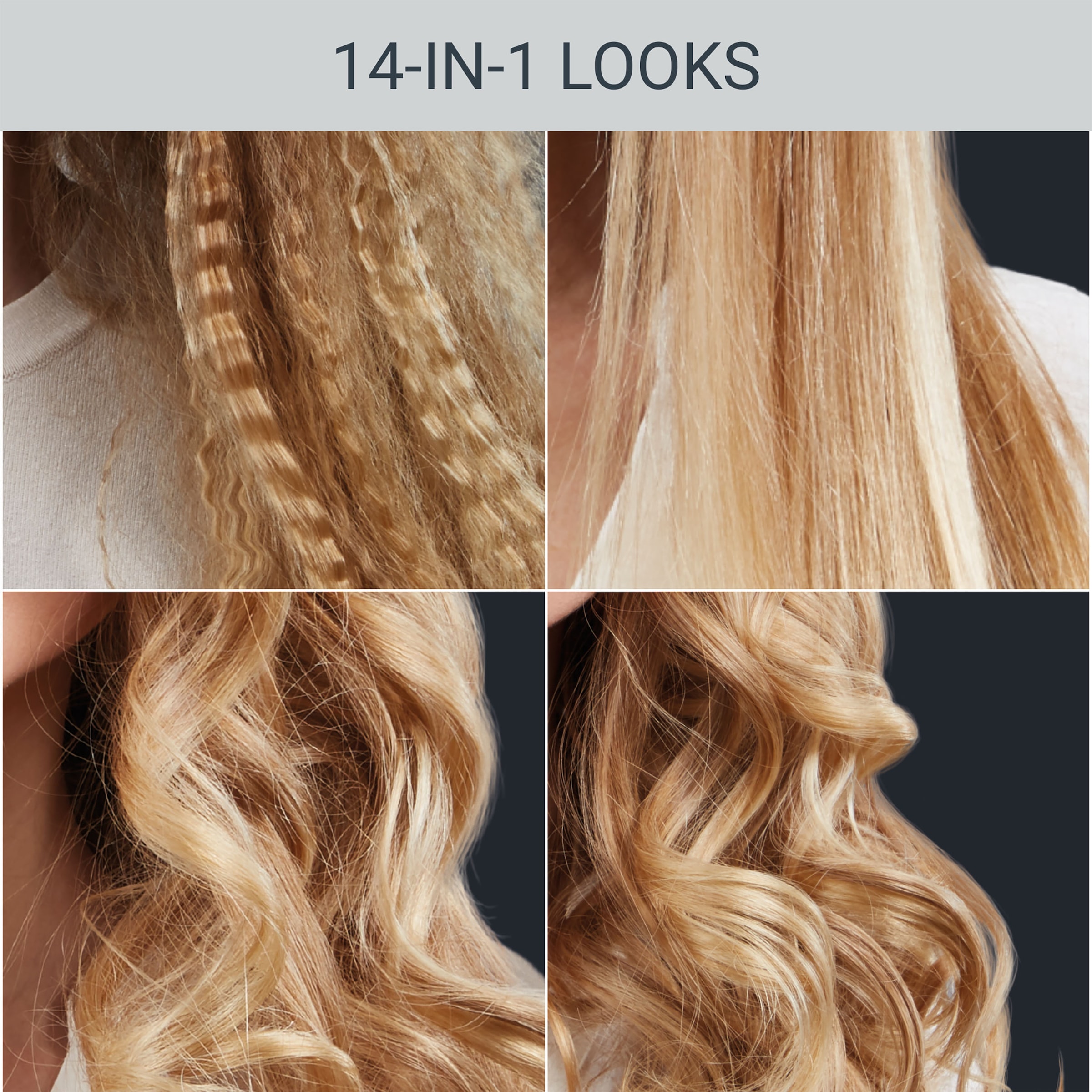 Rowenta Multihaarstyler »CF4231 Infinite Looks 14-in-1«, 5 Aufsätze, 190°C, kalte Spitze, endlos viele Styling-Möglichkeiten, 14 Programme