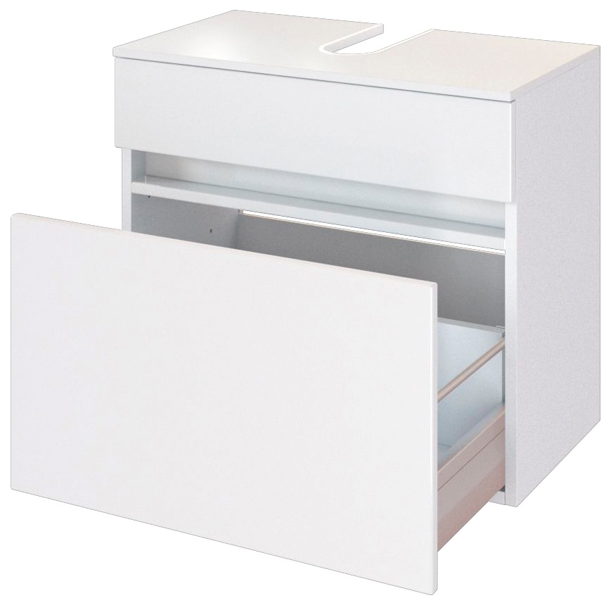 welltime Waschbeckenunterschrank »Baabe«, Badmöbel Breite 60 cm, hängende Montage