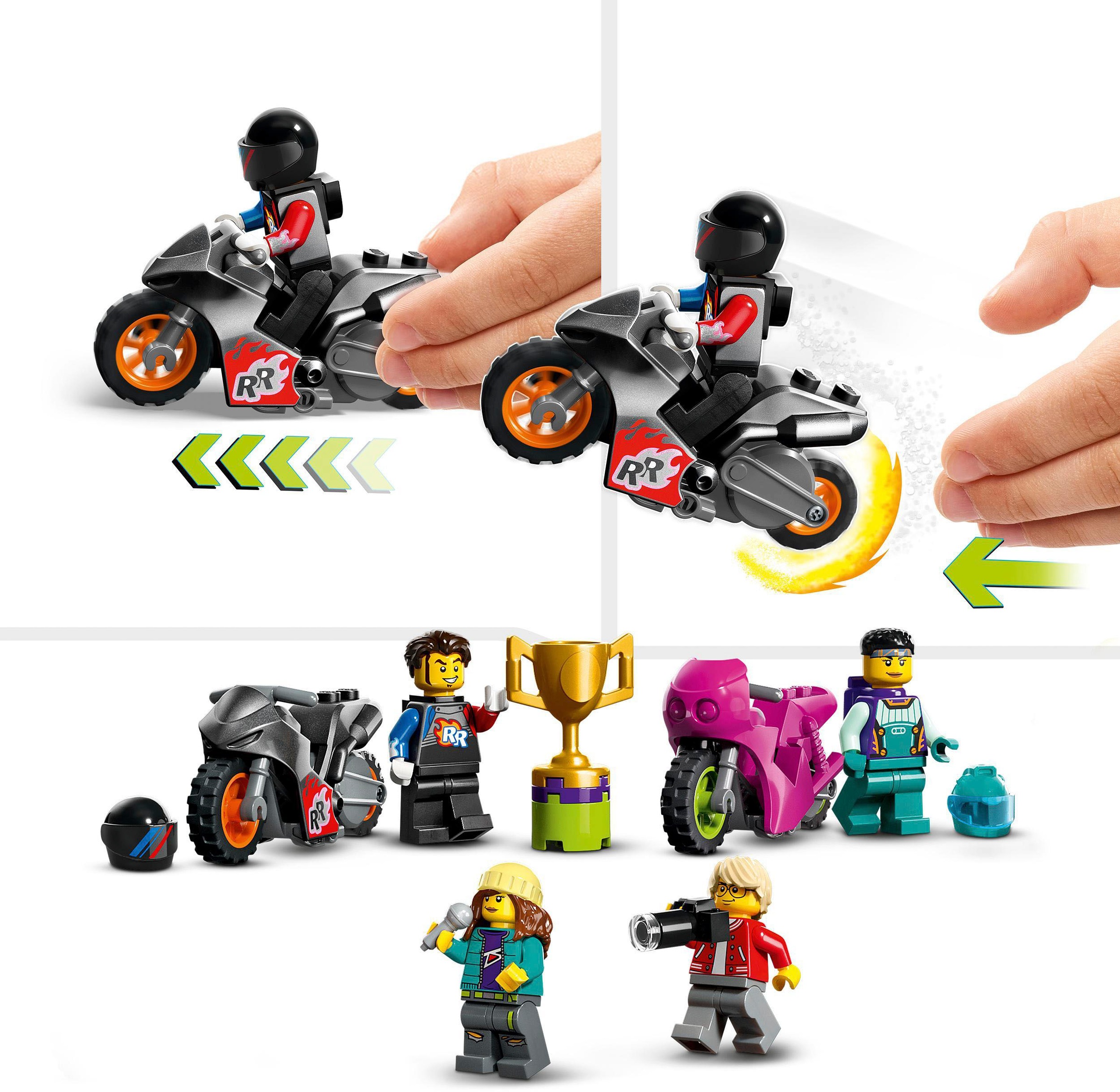 LEGO® Konstruktionsspielsteine »Ultimative Stuntfahrer-Challenge (60361), LEGO® City Stuntz«, (385 St.)