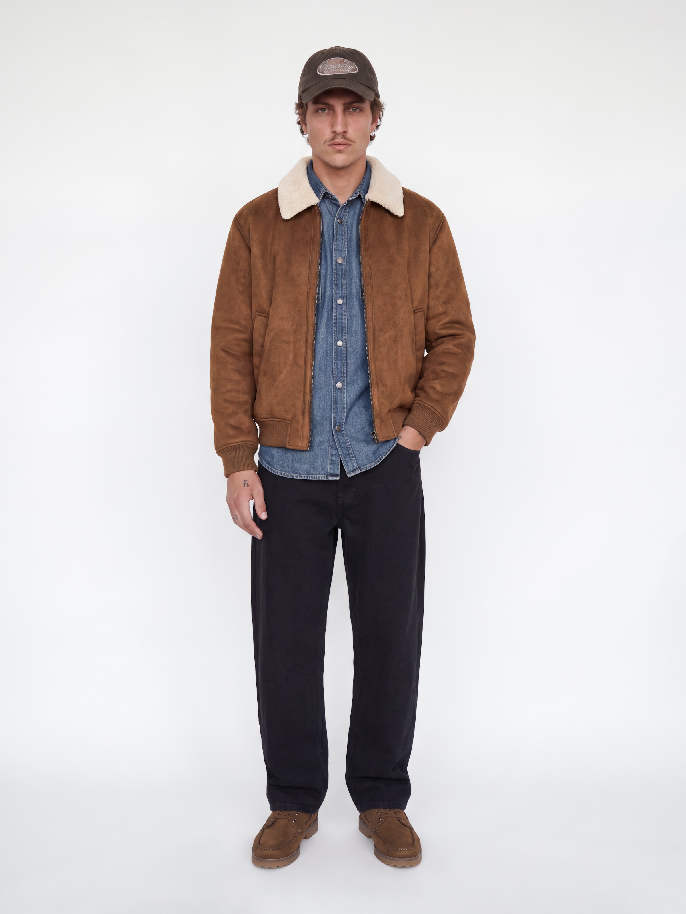 Jack & Jones Bomberjacke »JPRCCLUKE BOMBER JACKET SN« ohne Kapuze Kunstfaser, regular fit
