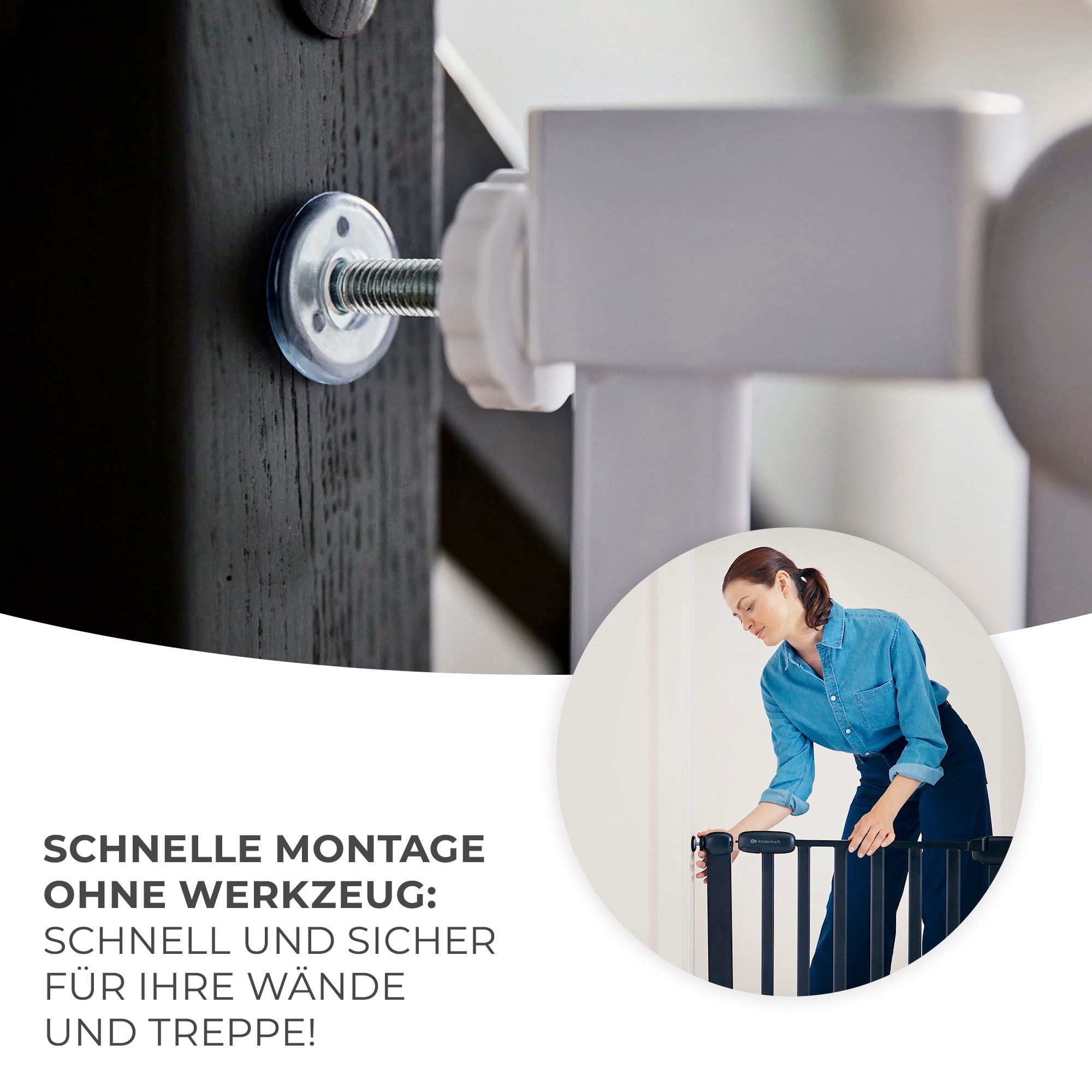 Kinderkraft Türschutzgitter »LOCK & GO«