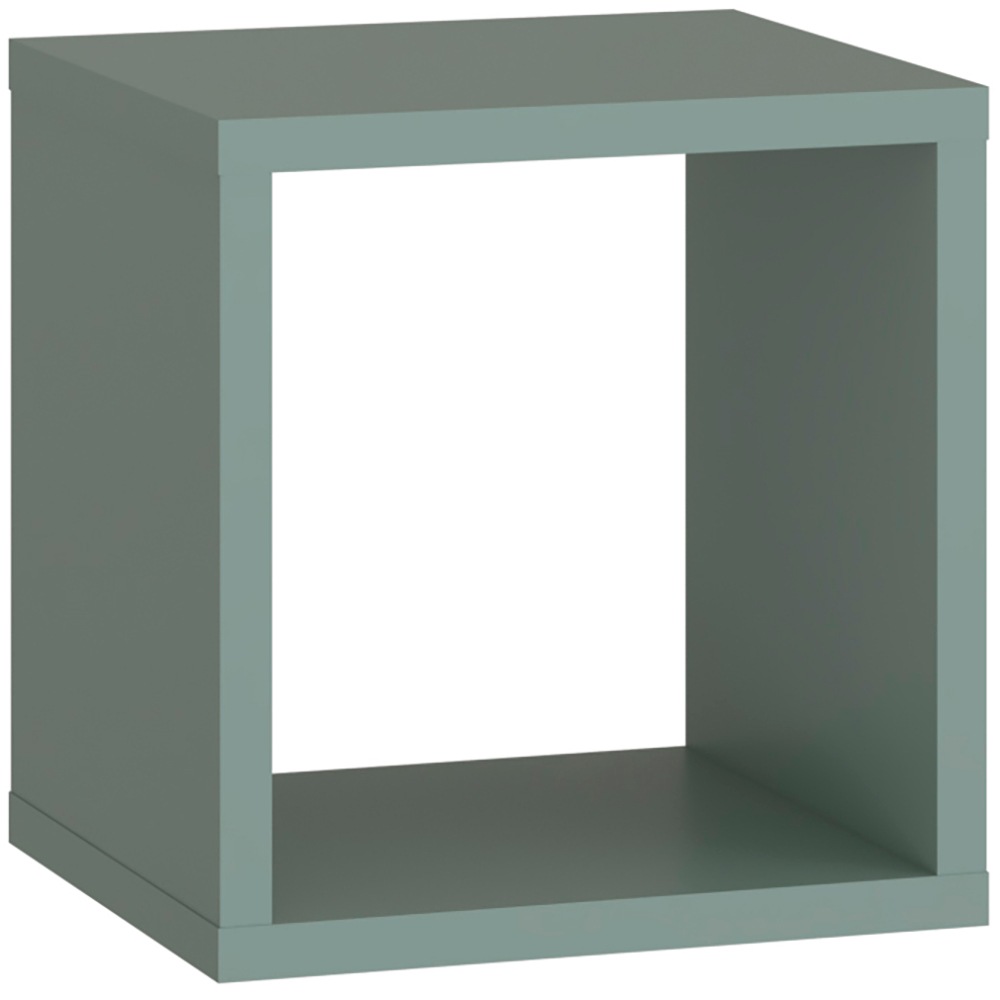 FORTE, Regalwürfel »Mauro« Regalwürfel, B/H/T 38,2x38,3x32,9 cm, langlebige Beschichtung, Salbei, Holzwerkstoff,