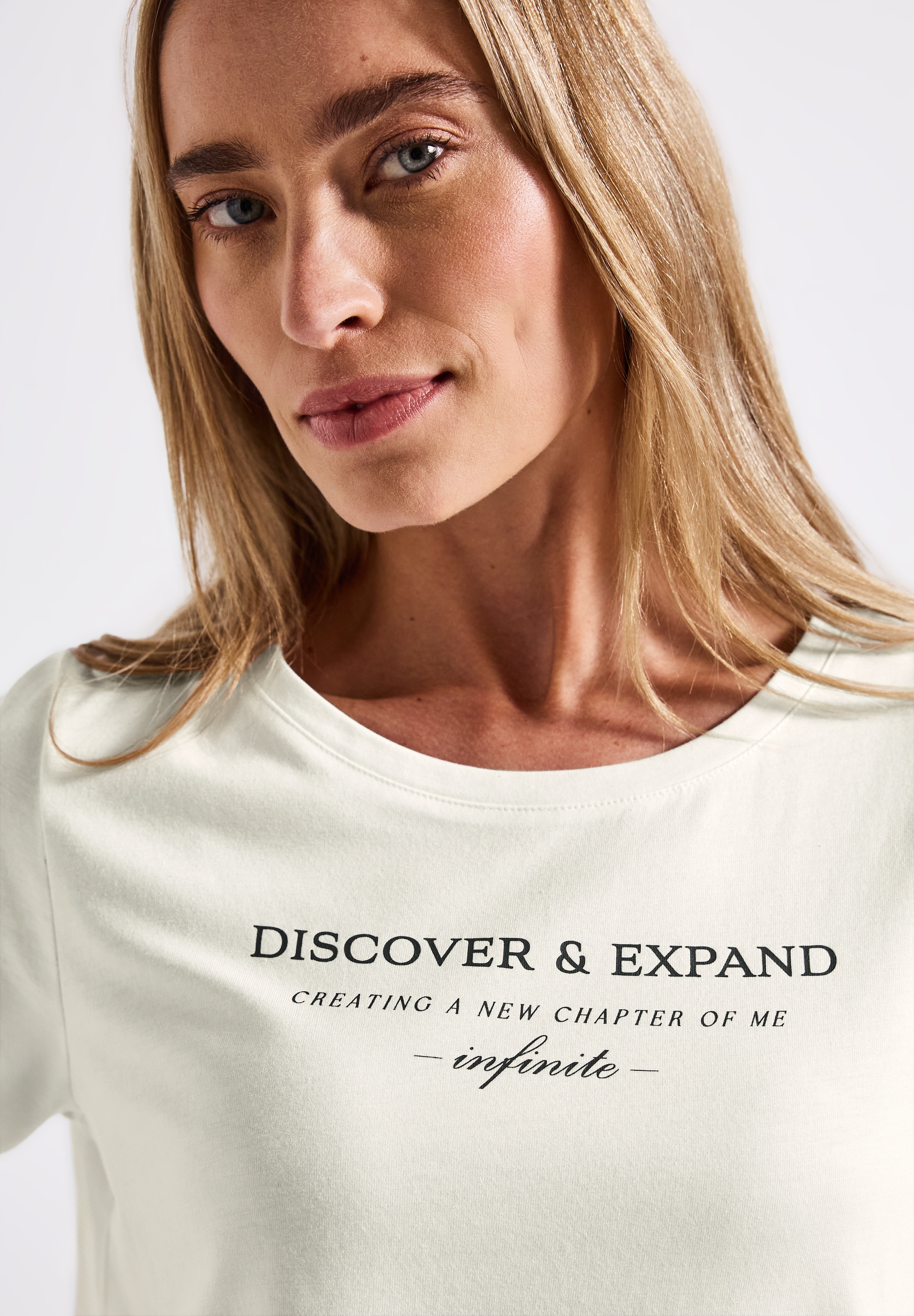 STREET ONE T-Shirt, mit Schriftzug