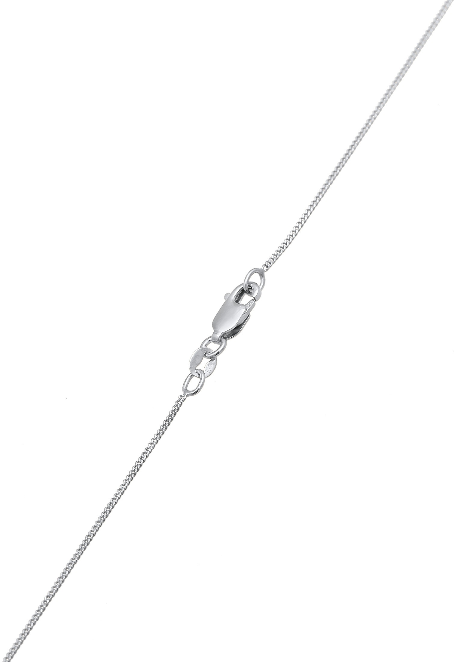 Elli DIAMONDS Silberkette »Halskette Herz Liebe Diamant (0.055 ct.) 925 Silber«