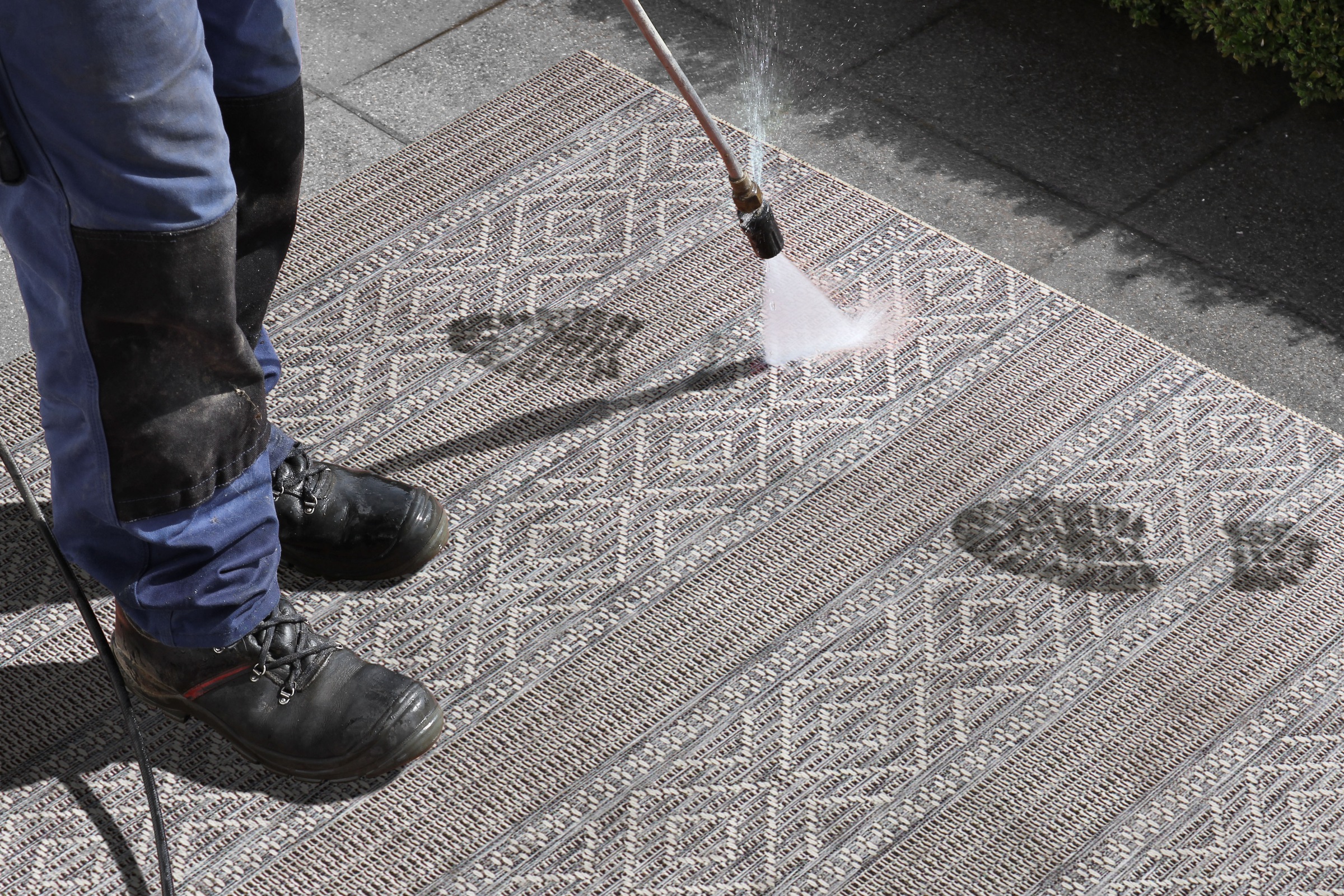 ELLE DECORATION Läufer »Rhone«, rechteckig, 4 mm Höhe, In-und Outdoor geeignet, Strapazierfähig und pflegeleicht, Flachgewebe