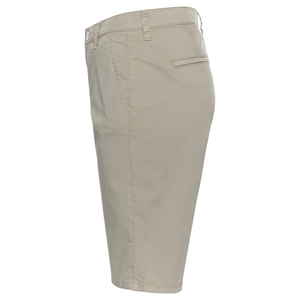 MAC Chinoshorts »Chino«, Typischer Chino-Schnitt mit krempelbarem Saum