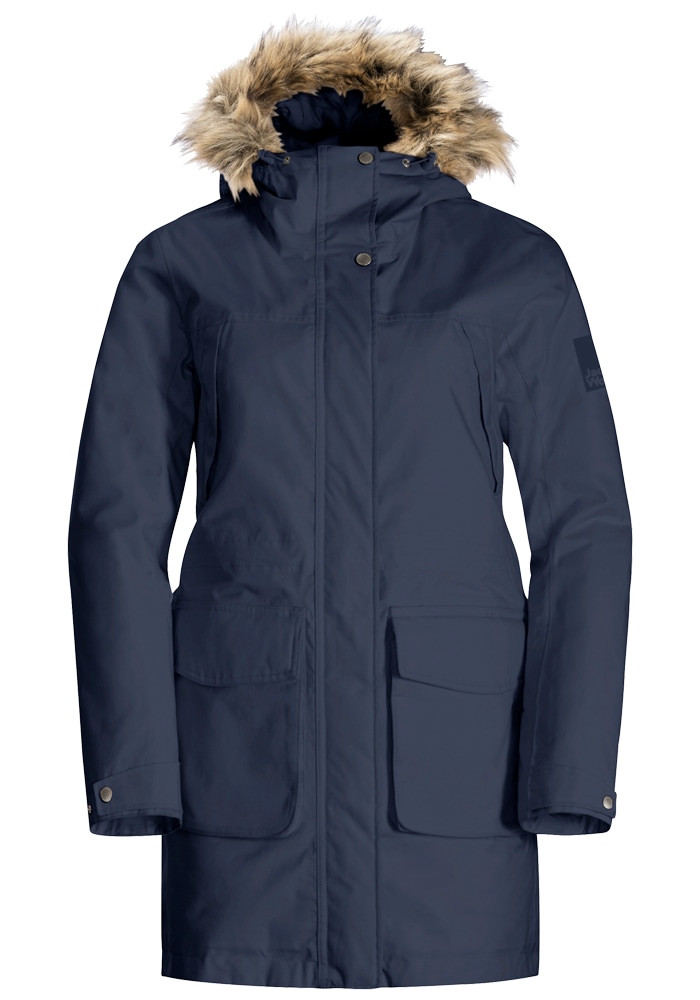 Jack Wolfskin Funktionsparka »WINTERFROST INS PARKA W«, mit Kapuze