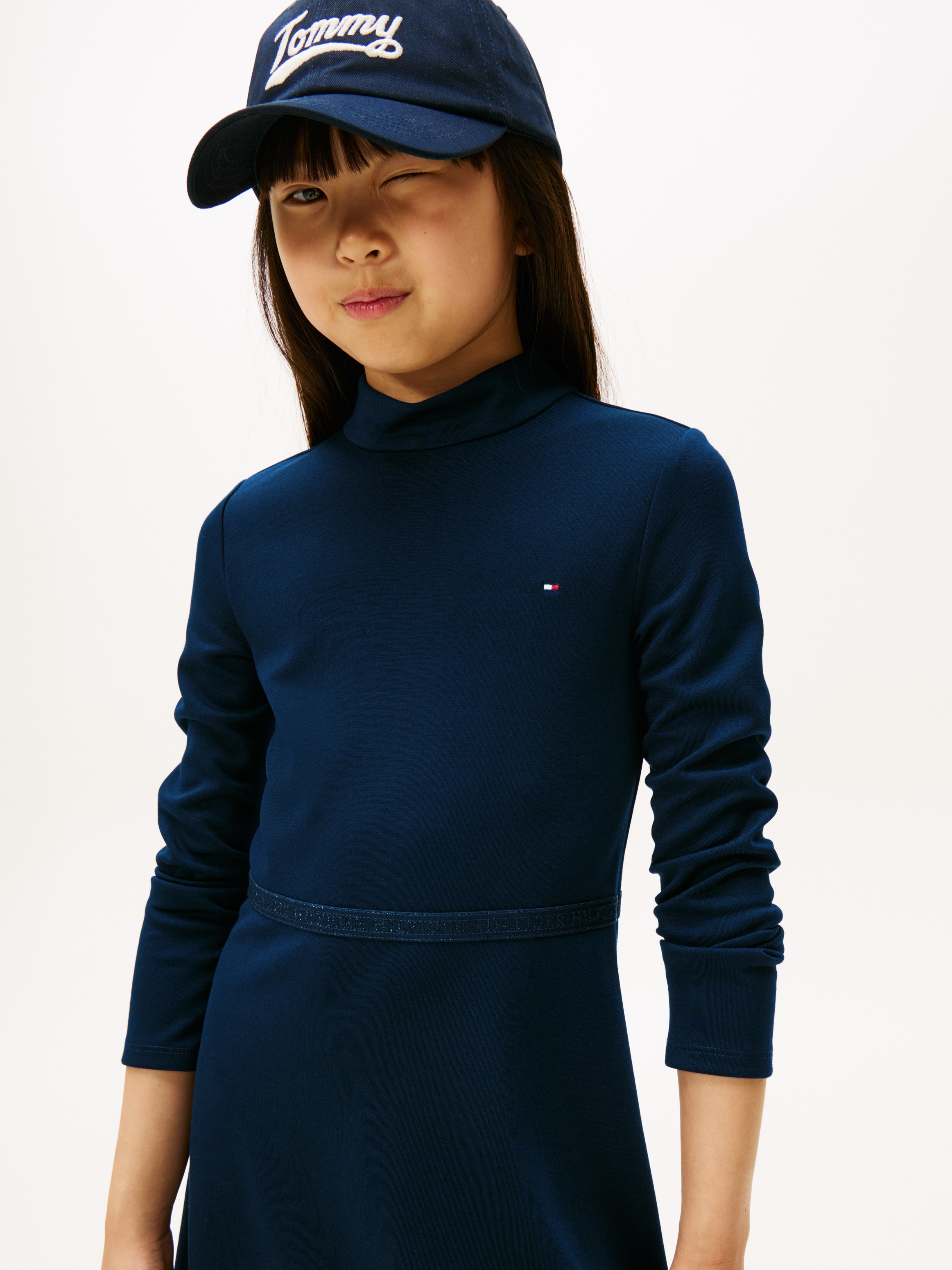 Tommy Hilfiger Skaterkleid »ESSENTIAL SKATER DRESS L/S«, Kinder bis 16 Jahre