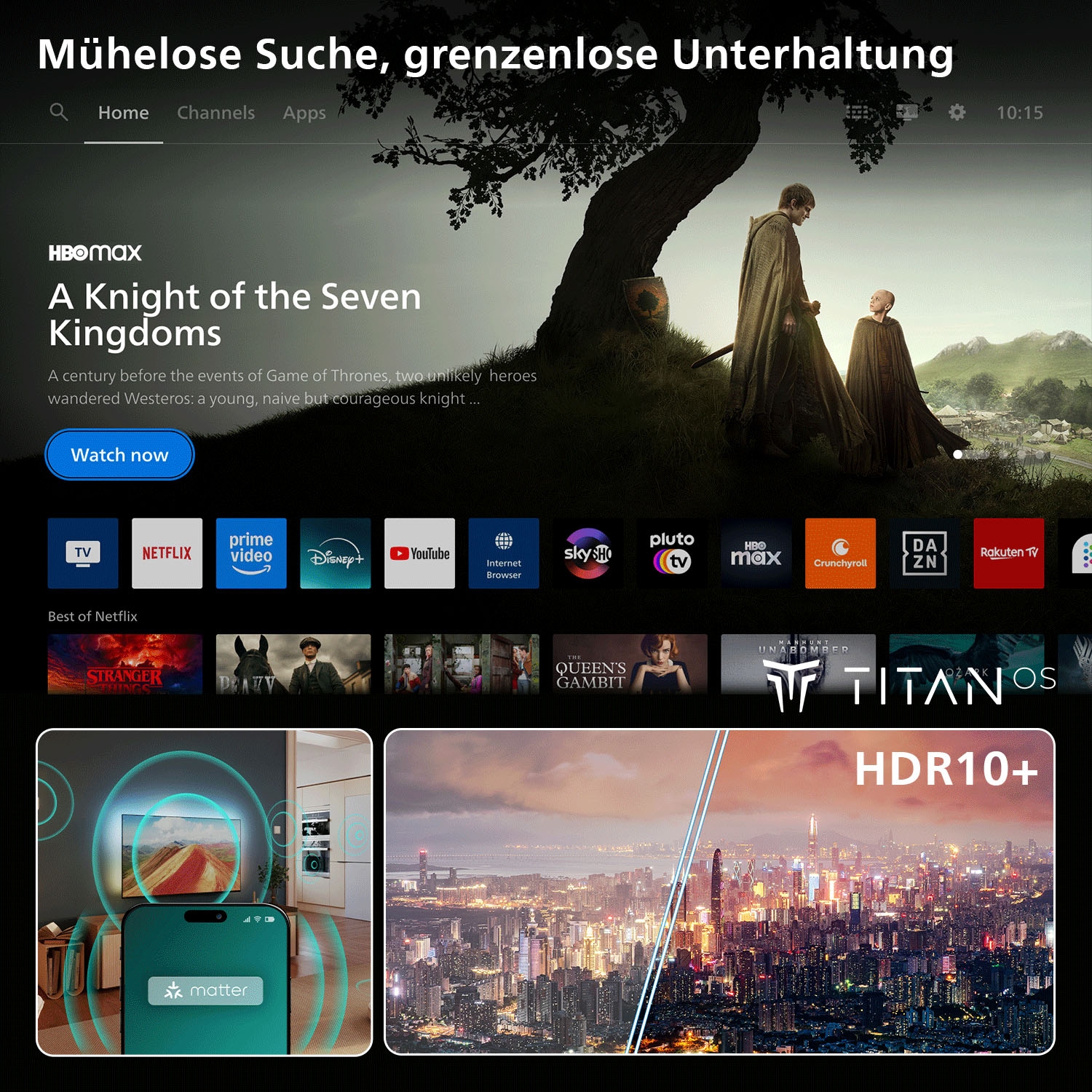 Philips LED-Fernseher »55PUS8001/12« 139 cm/55 ″ Smart-TV