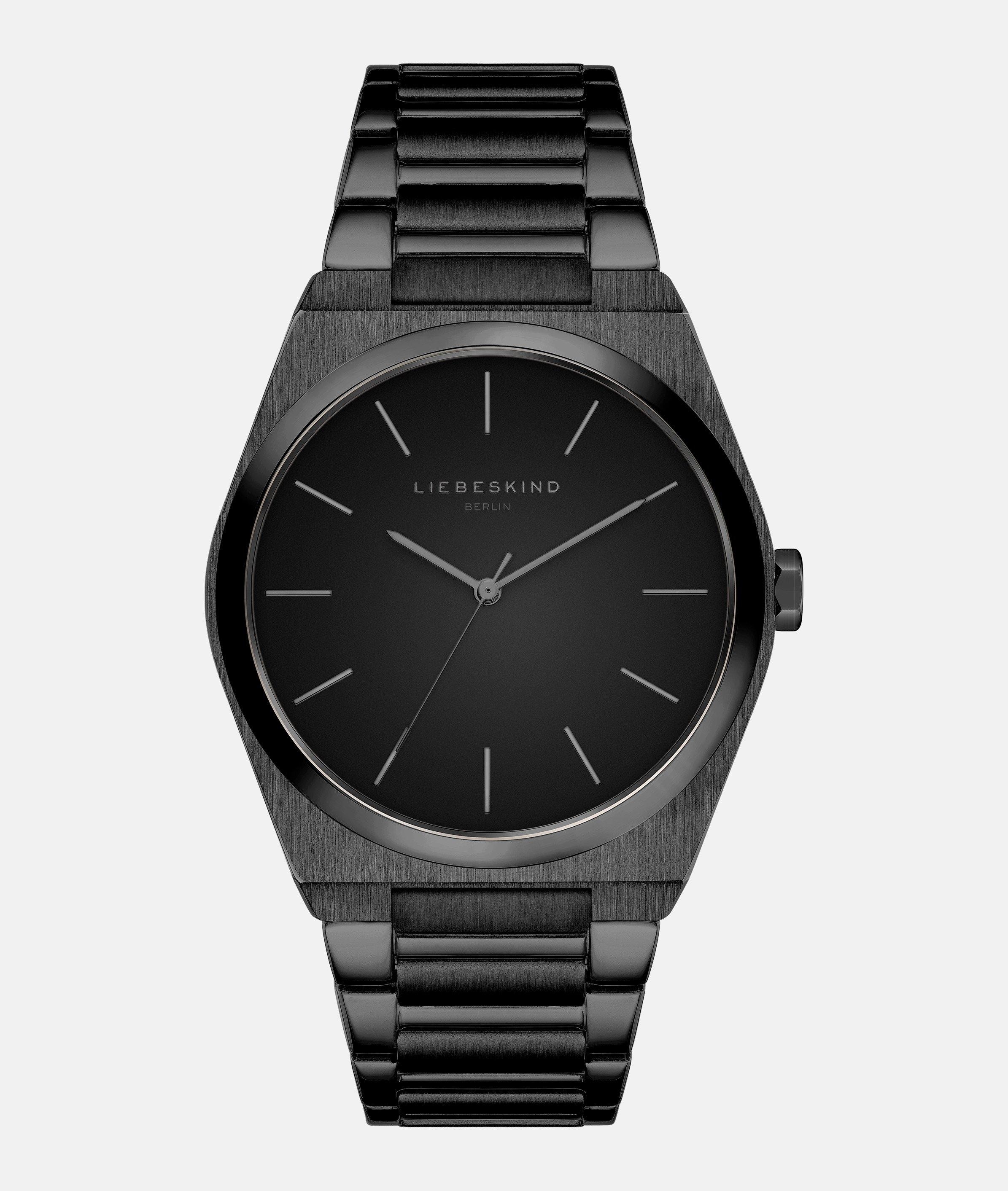 Liebeskind Berlin Quarzuhr »Minimalist 48 mm« Armbanduhr, Damenuhr, Edelstahlarmband, analog