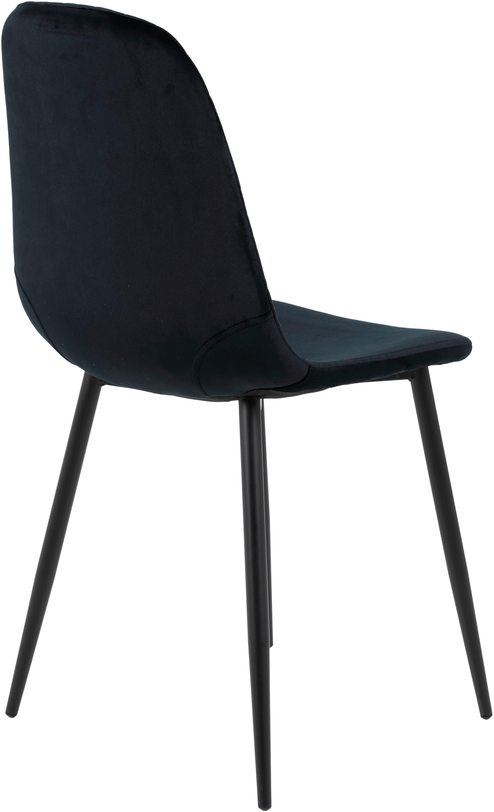 HELA Schalenstuhl »MIRA, Esszimmerstuhl, Stuhl, 4-Fuß Stuhl, BESTSELLER!«, (Set), 4 St., Samtvelours, 1, 2 oder 4 Stück, Schalenstuhl mit Steppung, Küchenstuhl
