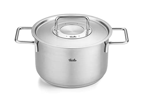 Fissler Topf-Set »Fissler Pure Collection« Set, Kochtopf 16/20/24 + Bratentopf 20cm + Stielkasserolle 16cm oD, 5 Stk. tlg. Edelstahl 18/10