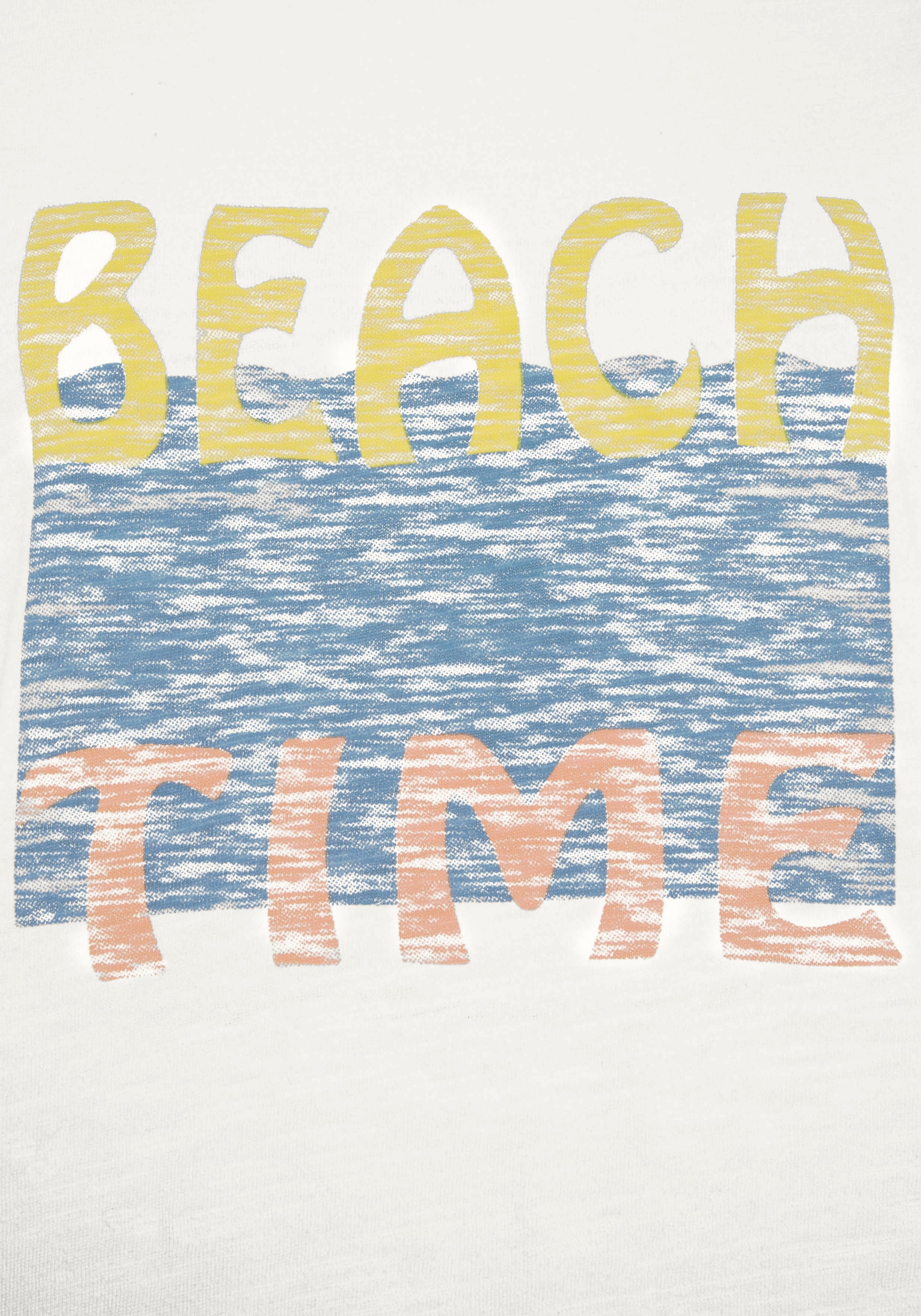 Neue Ankünfte dieser Saison! Beachtime T-Shirt, (Packung, verschiedenen tlg.), mit zwei ♕ bei 2 Drucken