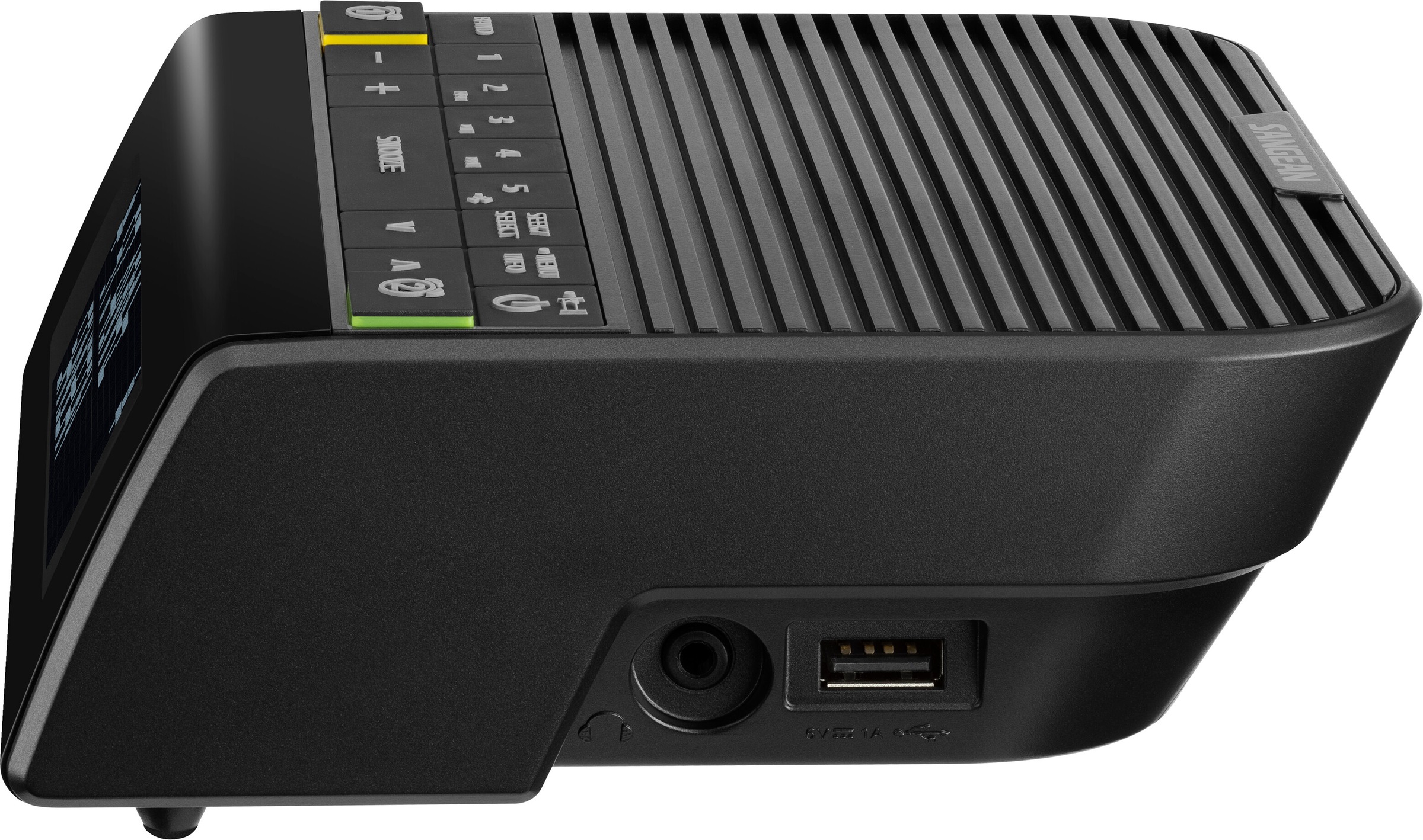 Sangean Uhrenradio »DCR-90BT«, (A2DP Bluetooth-AVRCP Bluetooth Digitalradio (DAB+)-FM-Tuner mit RDS), DAB+, Bluetooth, USB zum Aufladen des Smartphones