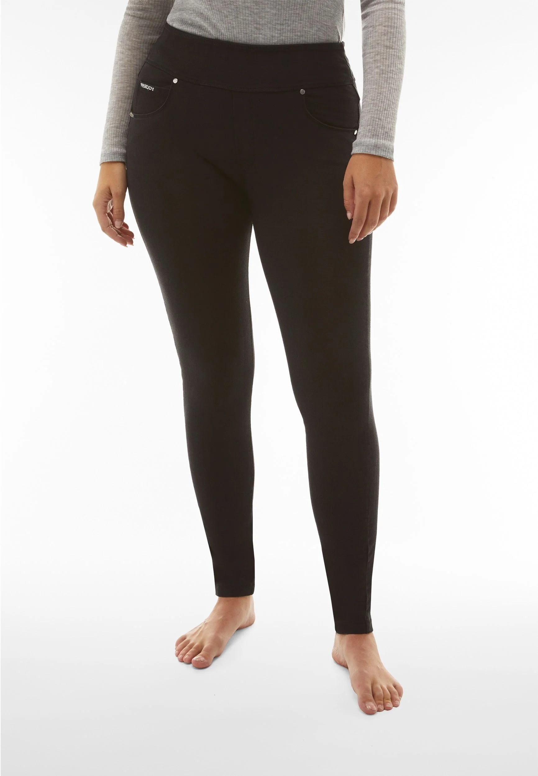 Freddy Shapingleggings »NOW SKINNY  YOGA«  mit Lifting & Shaping Effekt und Umschlagbund