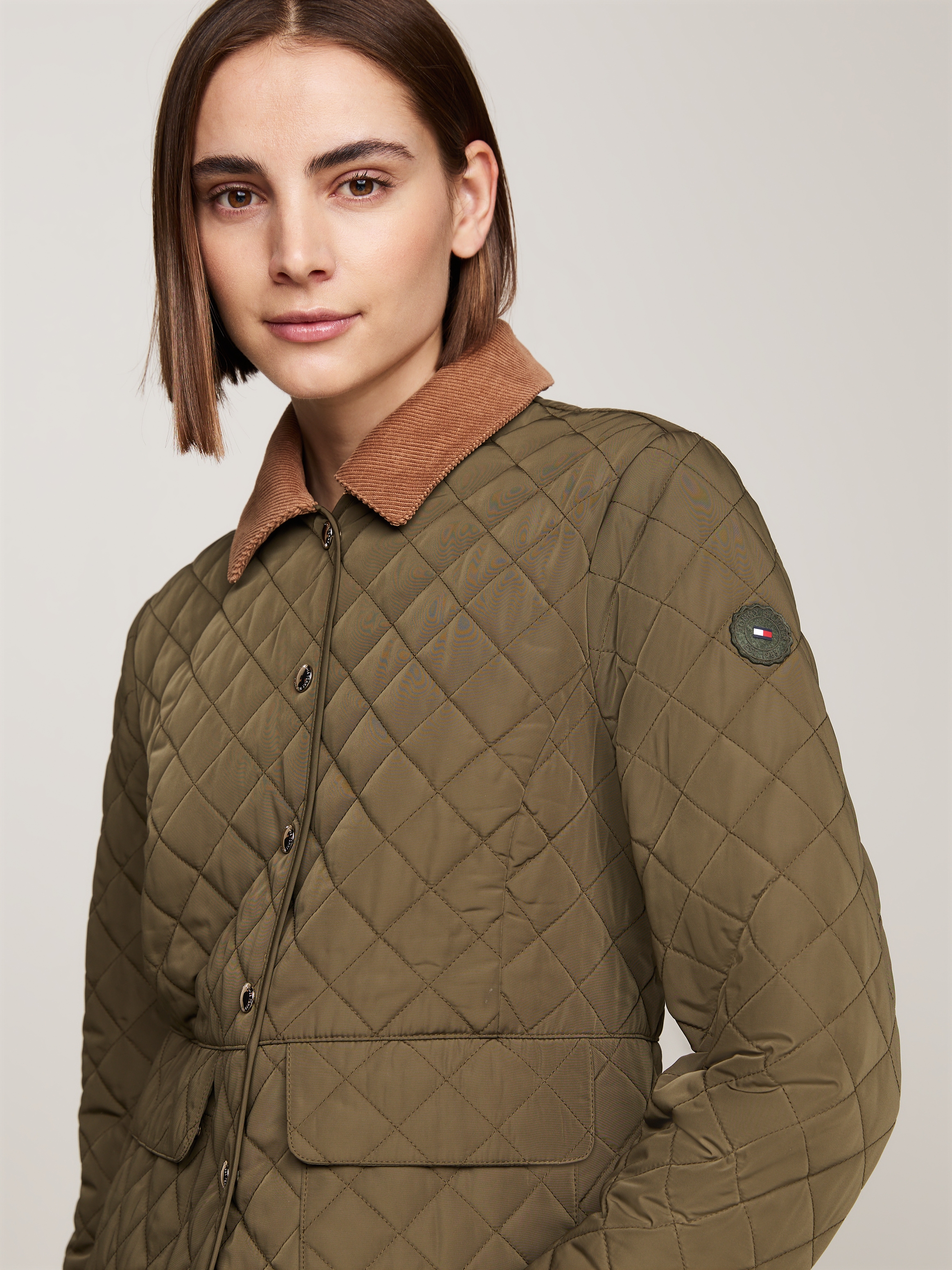 Tommy Hilfiger Steppjacke, mit Logoprägung